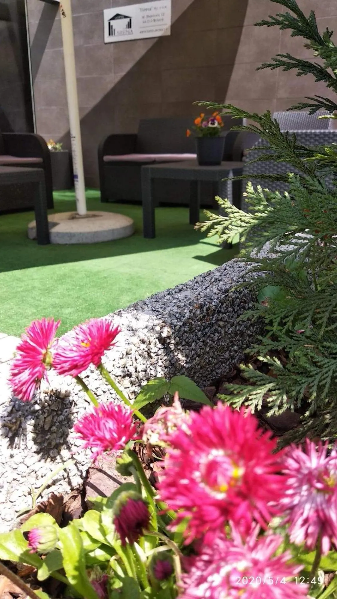 Patio in Hotel Arena