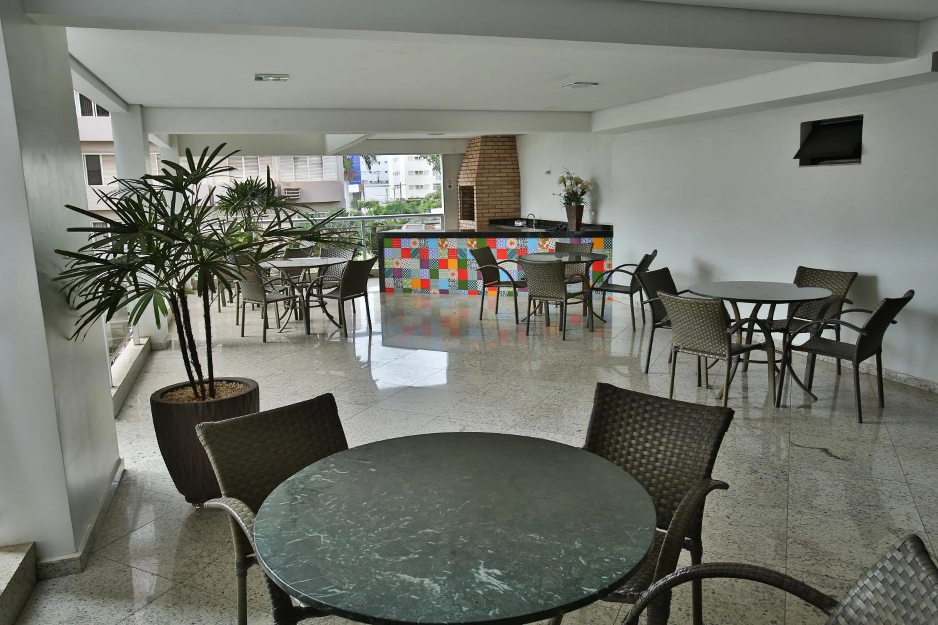 BBQ facilities in Paiaguás Palace Hotel