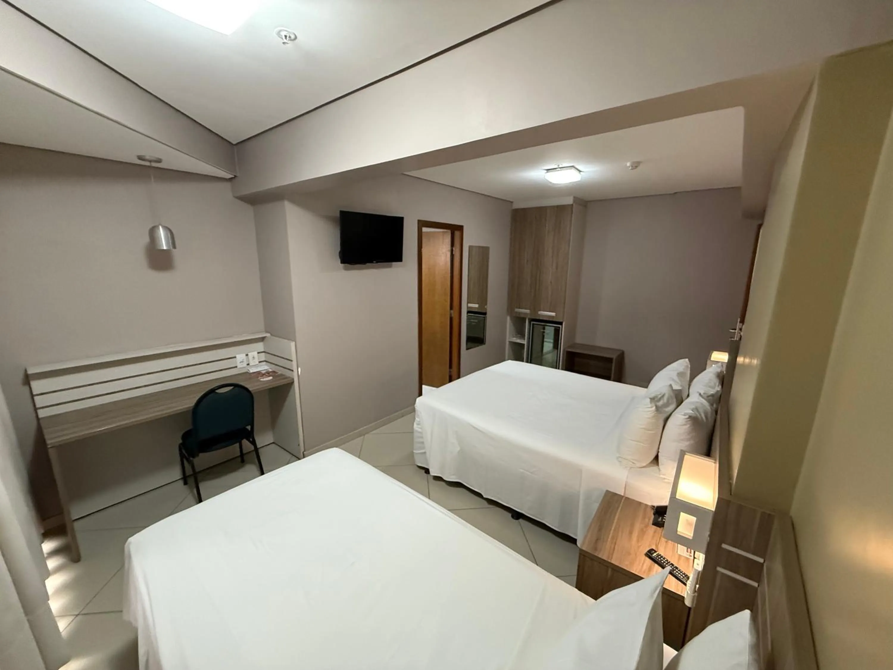 Bed in Paiaguás Palace Hotel