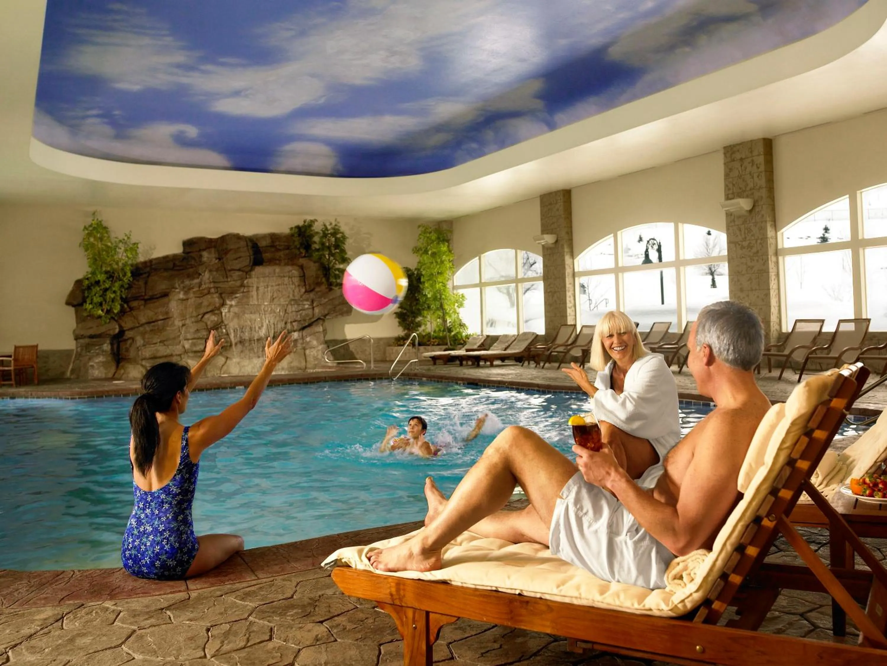 Swimming pool in Zermatt Utah Resort & Spa Trademark Collection by Wyndham