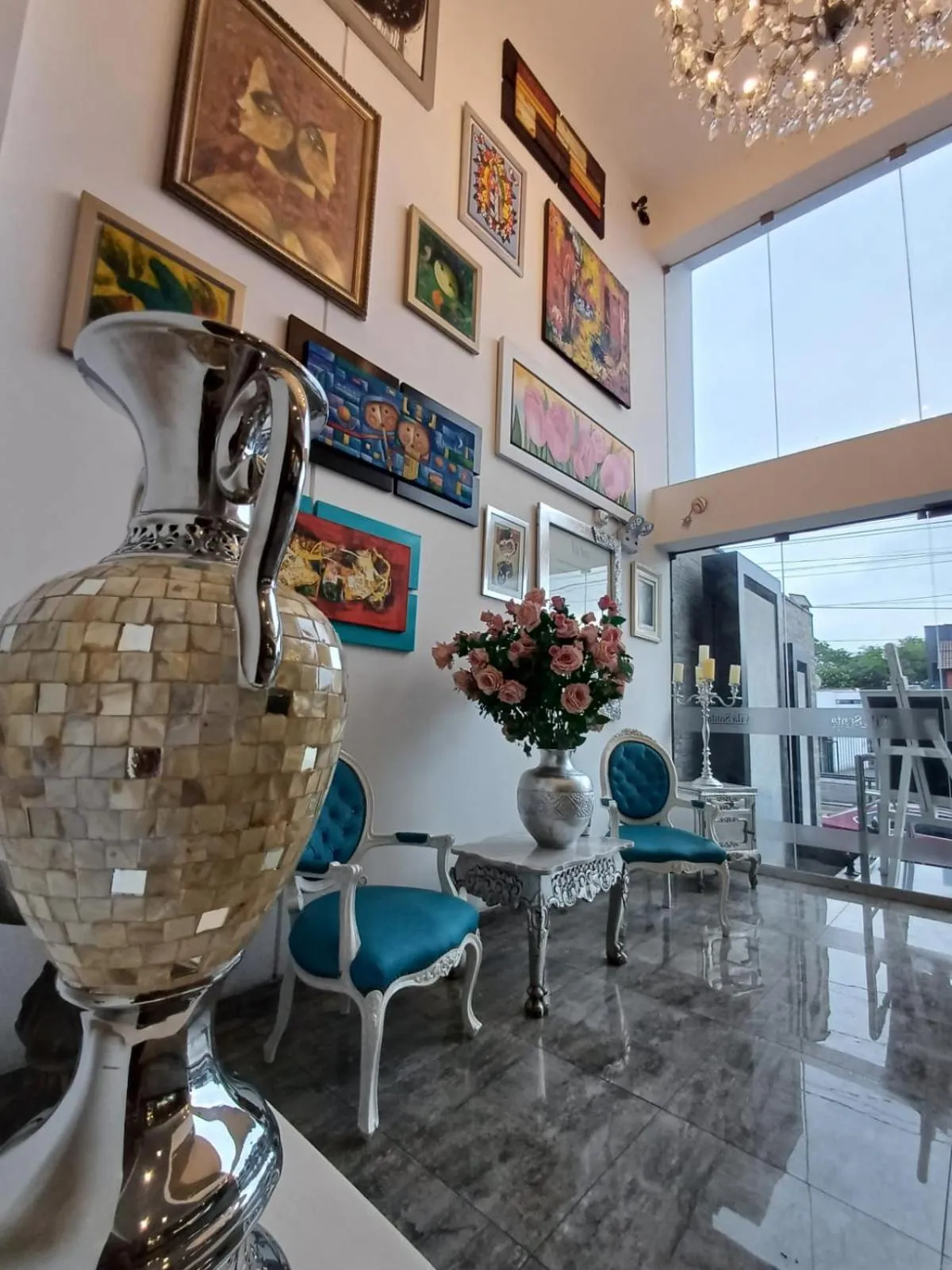 Lobby or reception in Hotel Vila Santa