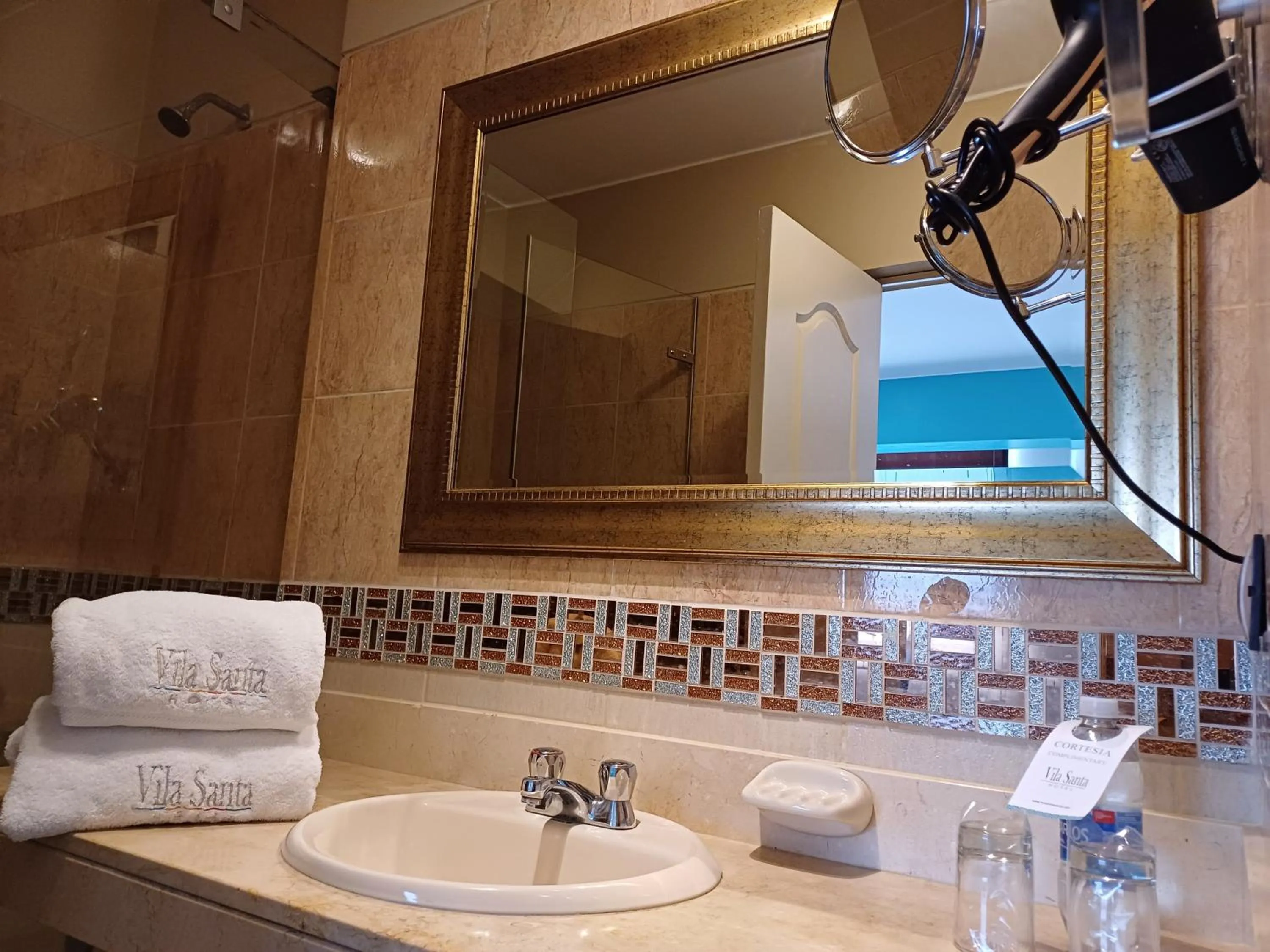 Bathroom in Hotel Vila Santa