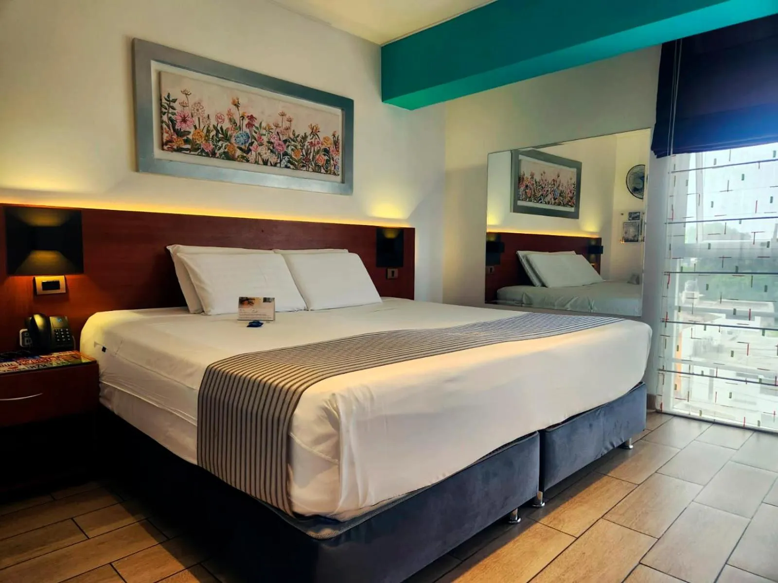 Bed in Hotel Vila Santa