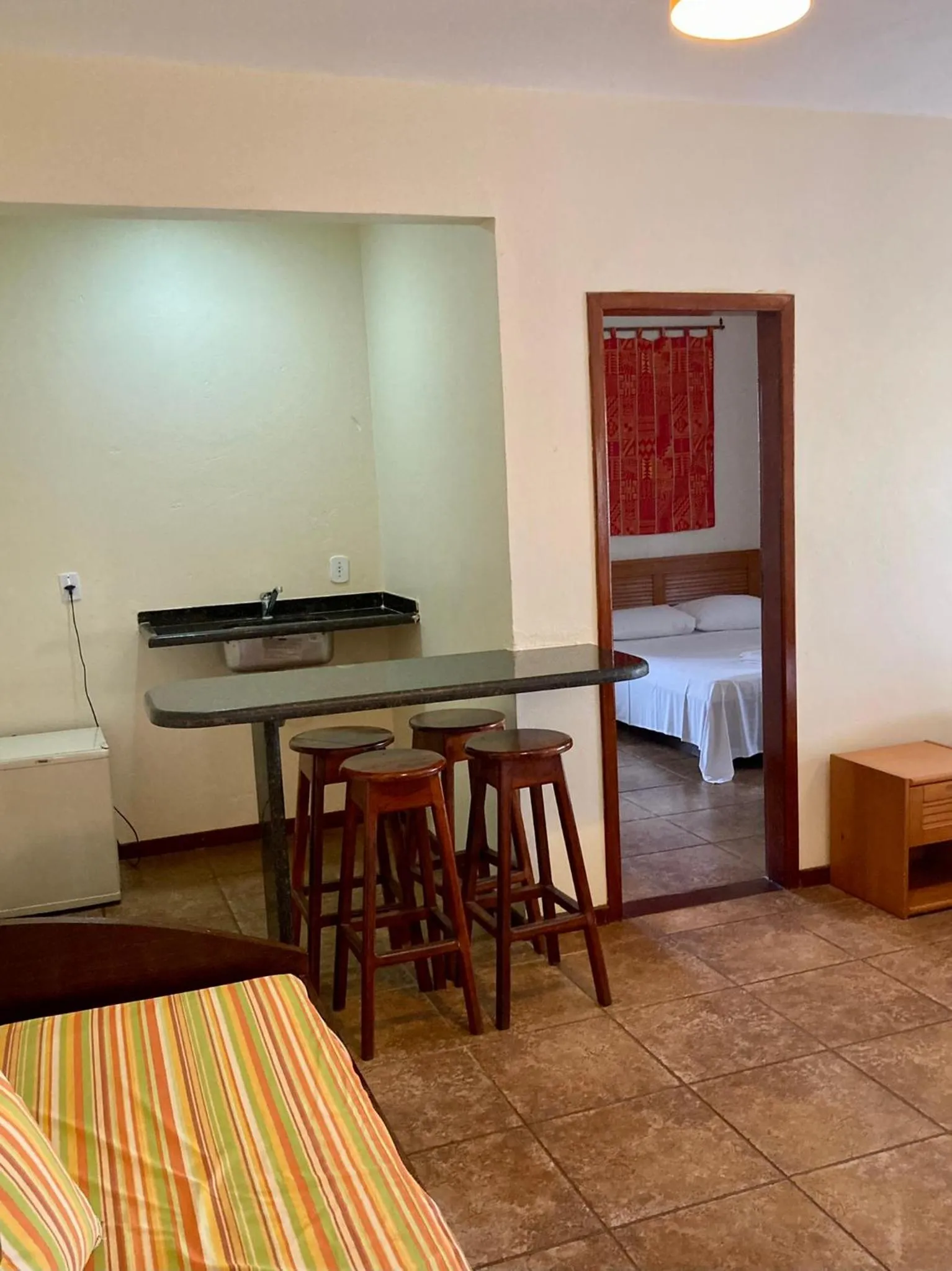 Bed in Pousada Coqueiro Verde