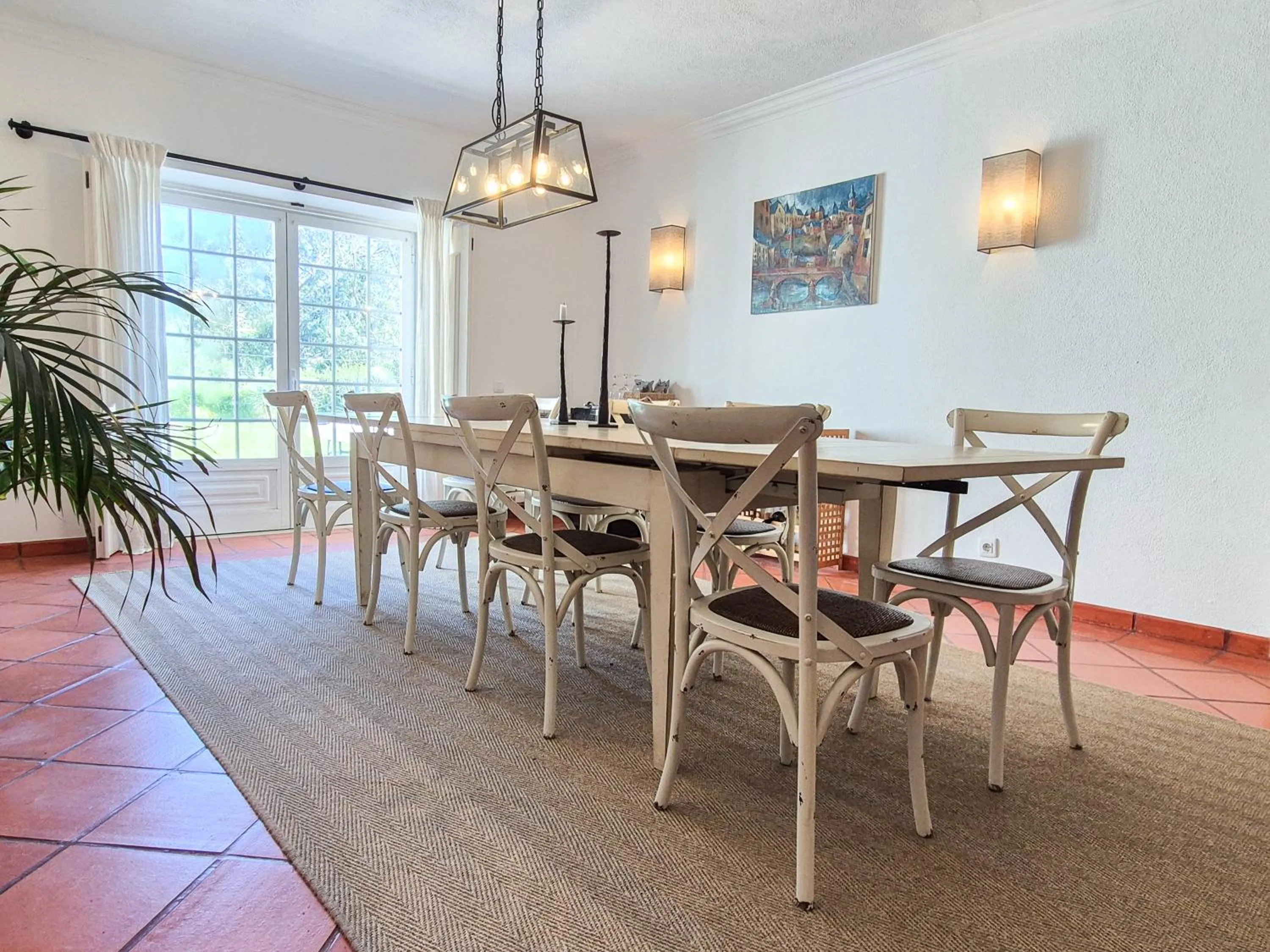Dining area in Quinta do Pé Descalço - Country Guesthouse in Sintra