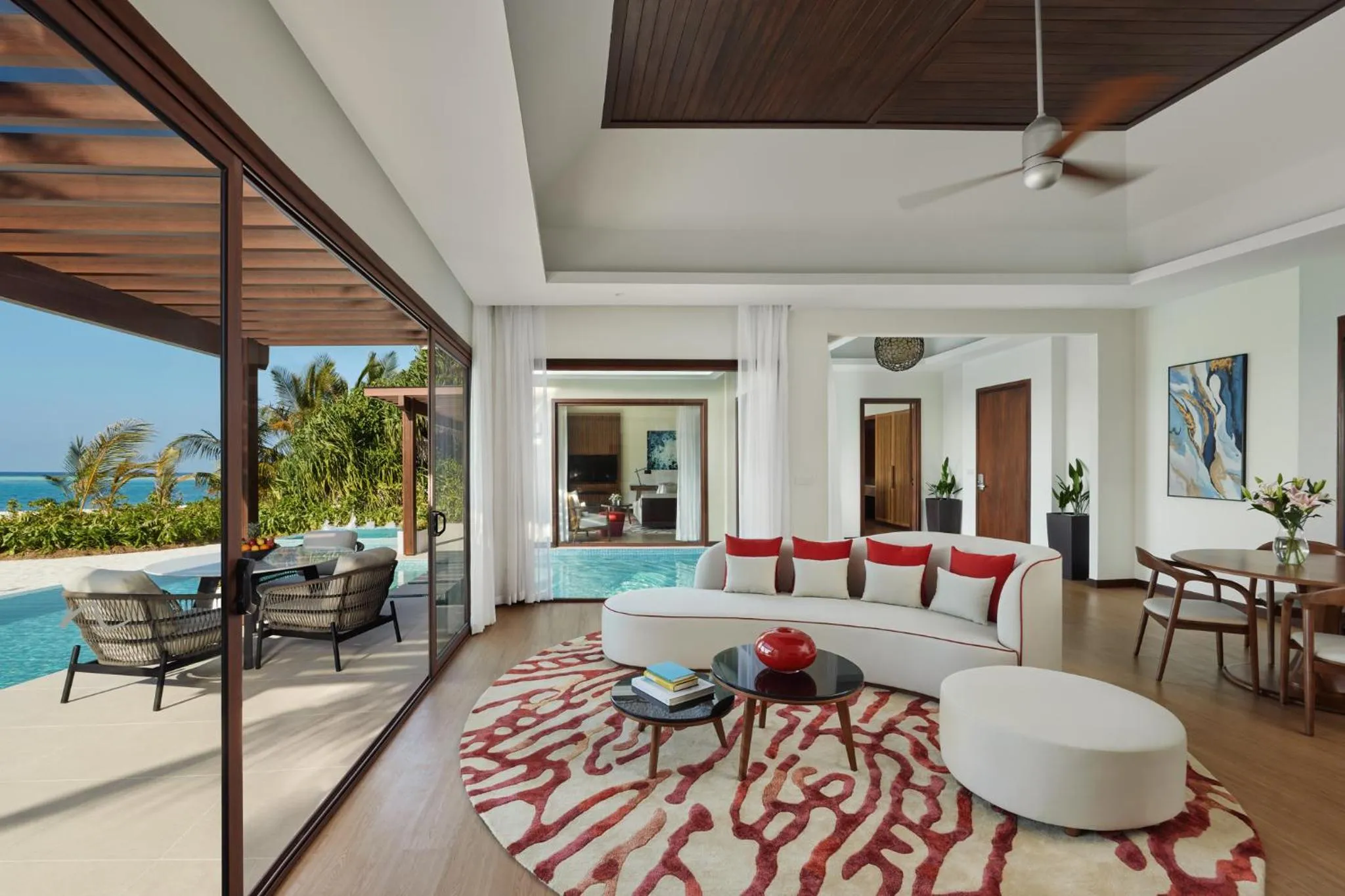 Living room in Niyama Private Islands Maldives