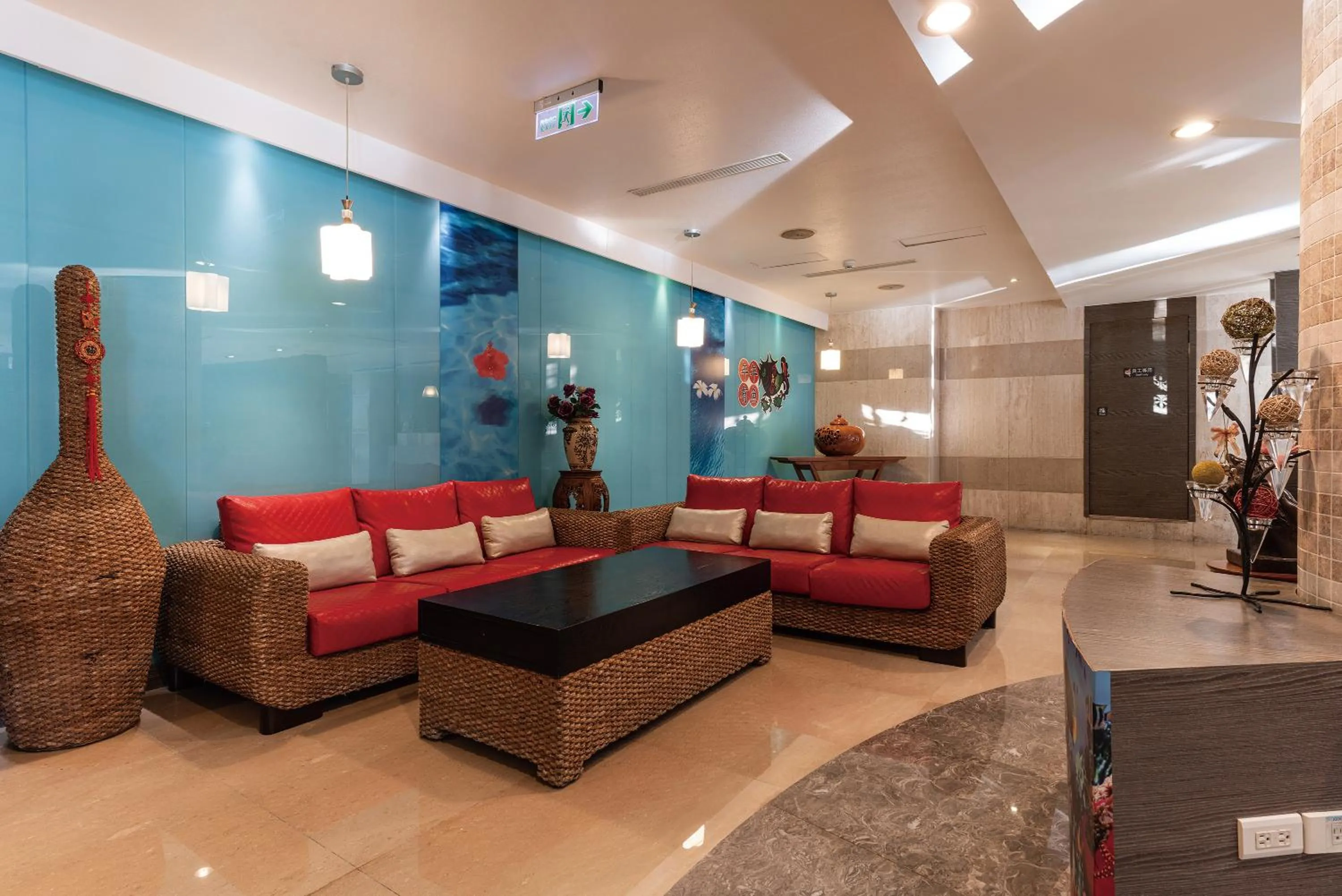 Lobby or reception in Fish Hotel Hualien