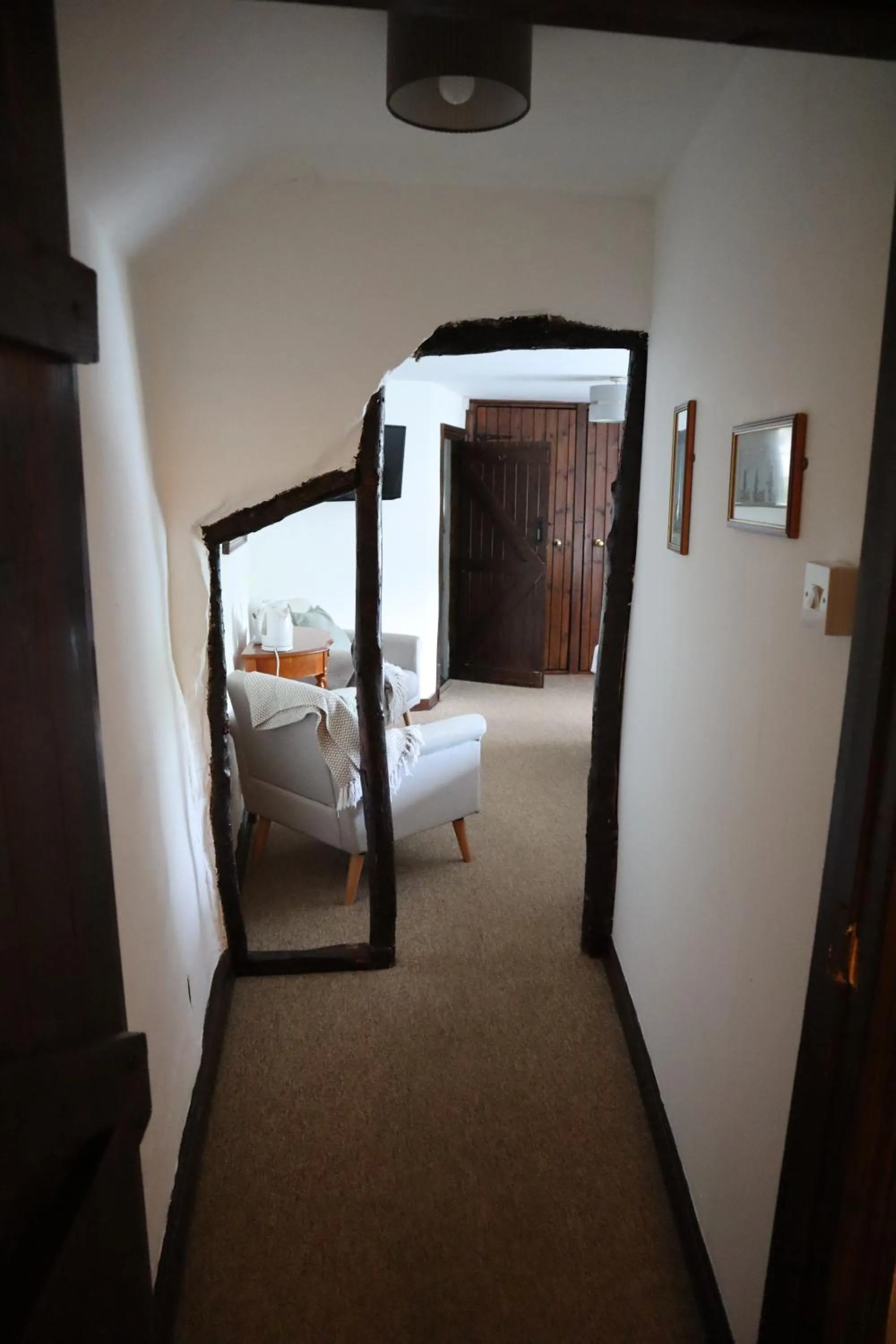 Bed in The White Horse Inn