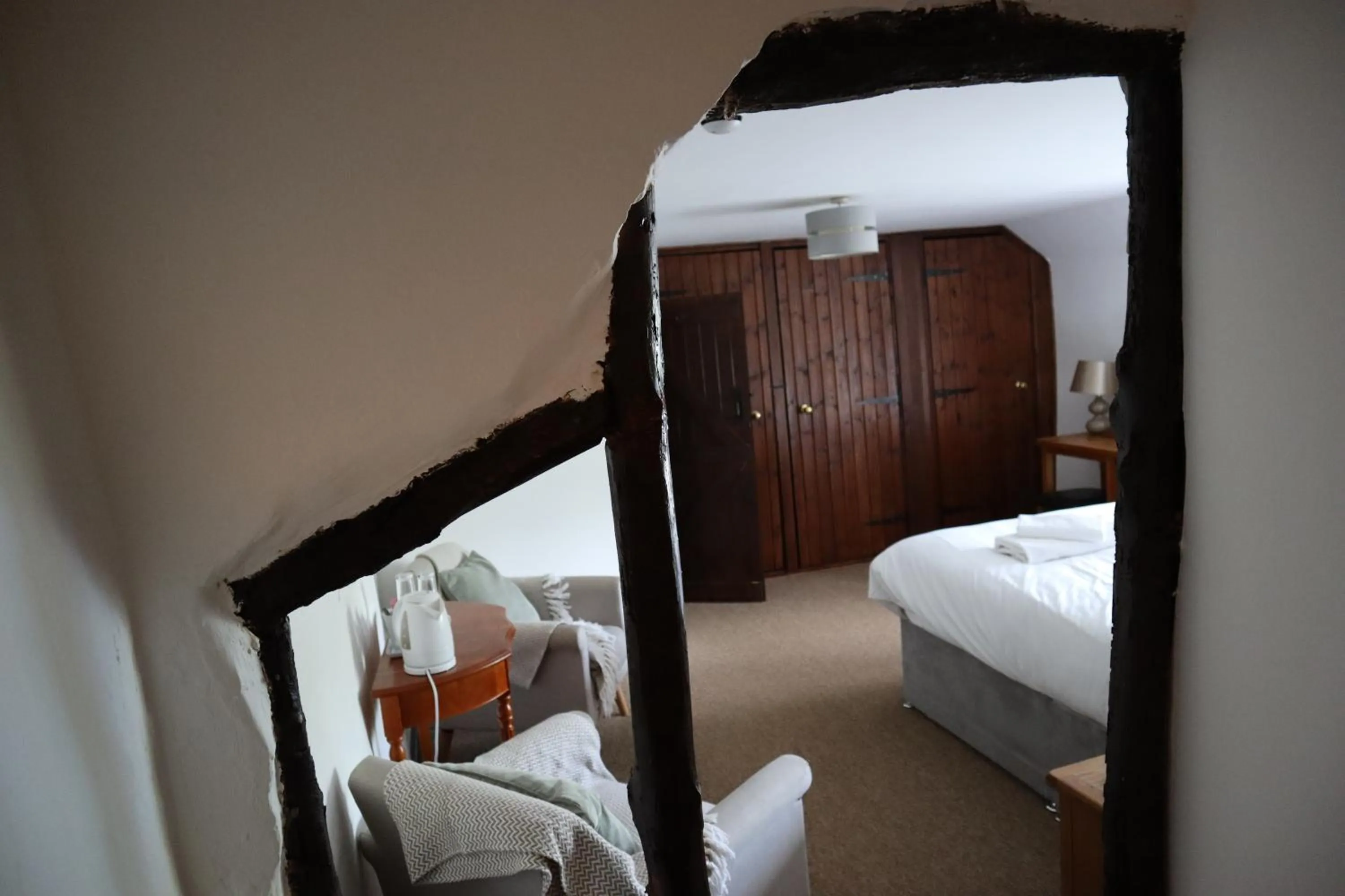 Bed in The White Horse Inn