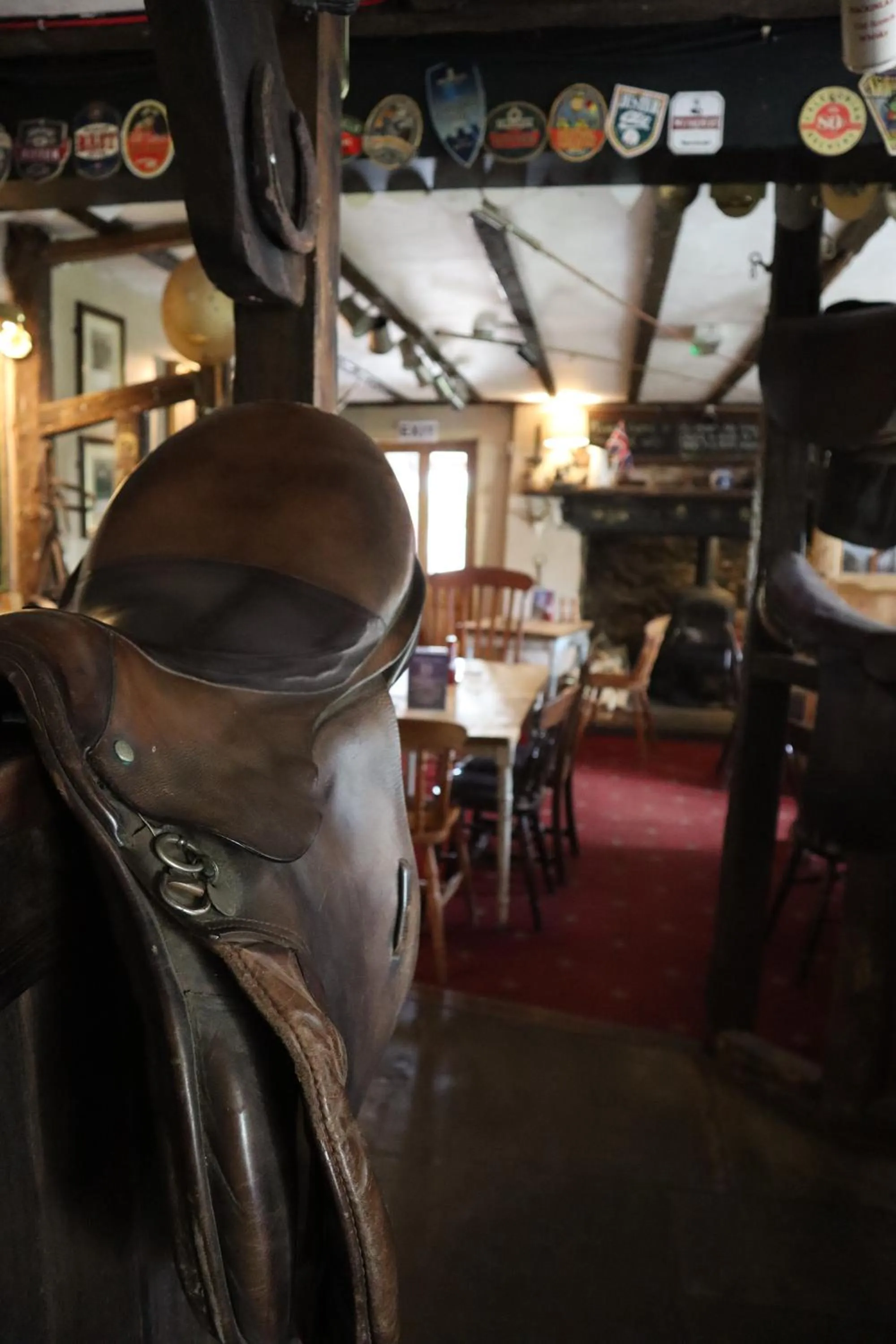 Seating area in The White Horse Inn