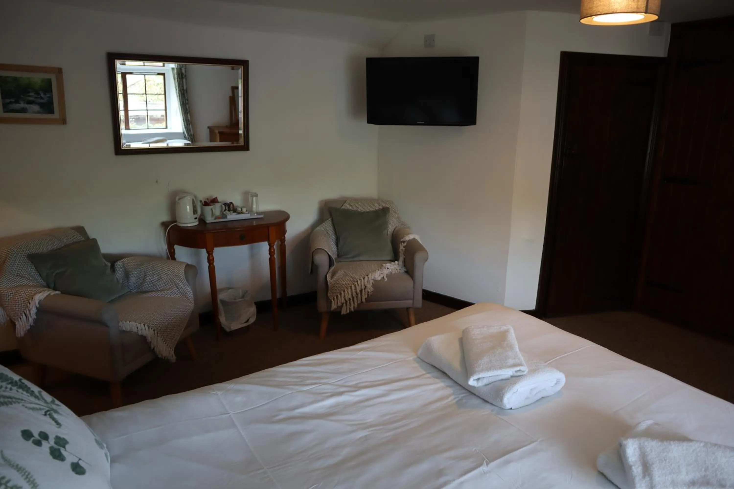 Bed in The White Horse Inn