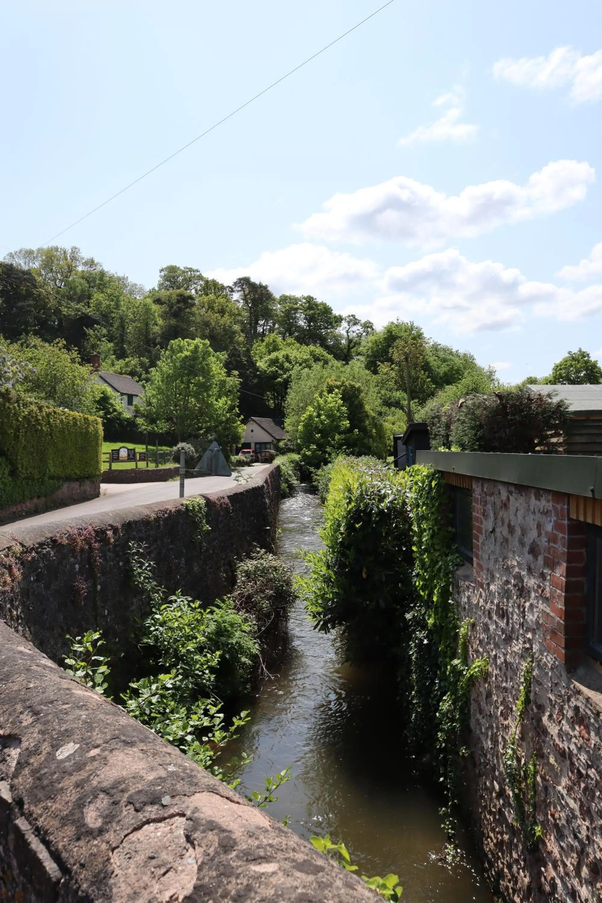 Garden view in The White Horse Inn