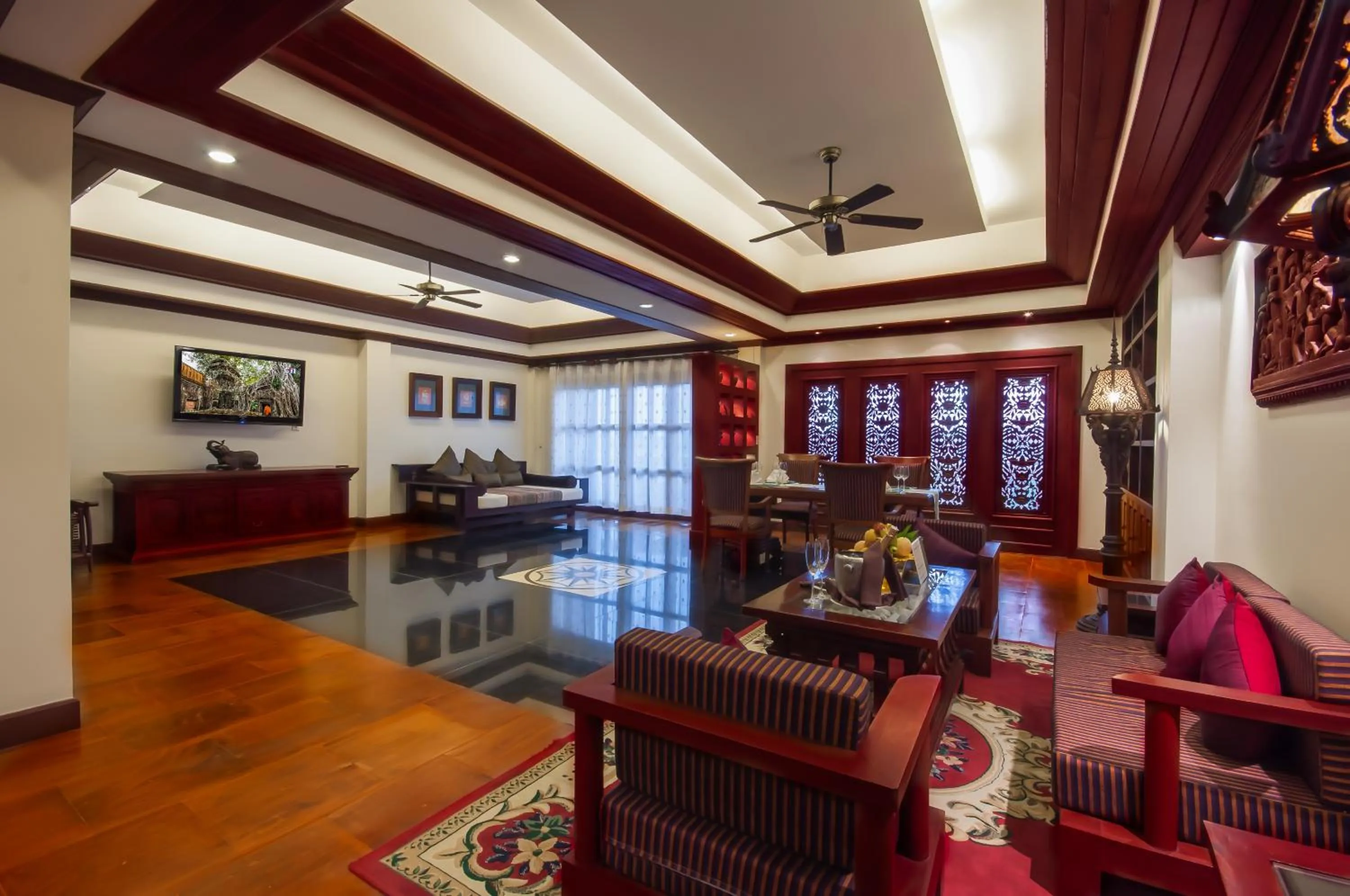 Living room in THE PRIVILEGE FLOOR by Borei Angkor