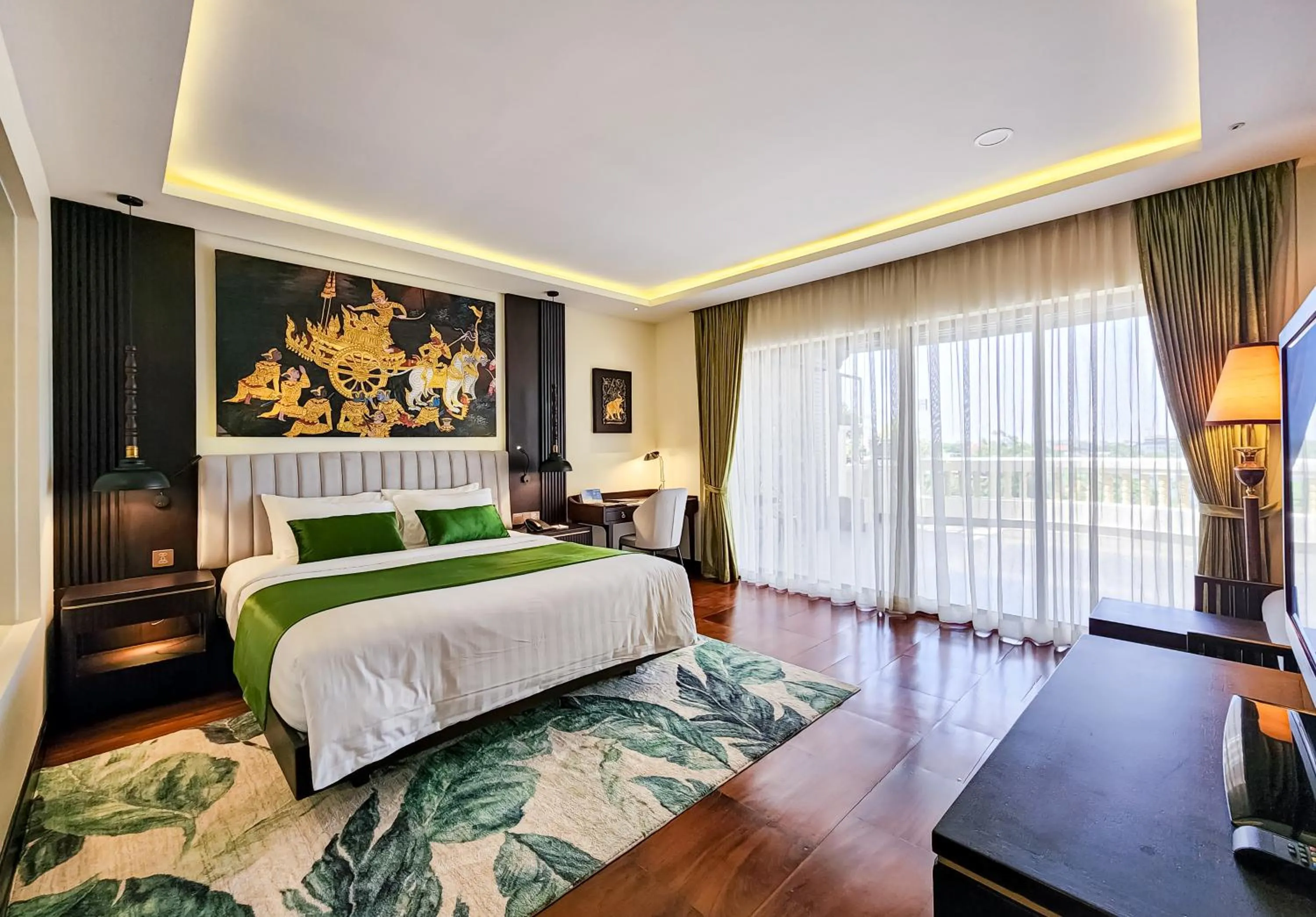 Bedroom, Bed in THE PRIVILEGE FLOOR by Borei Angkor