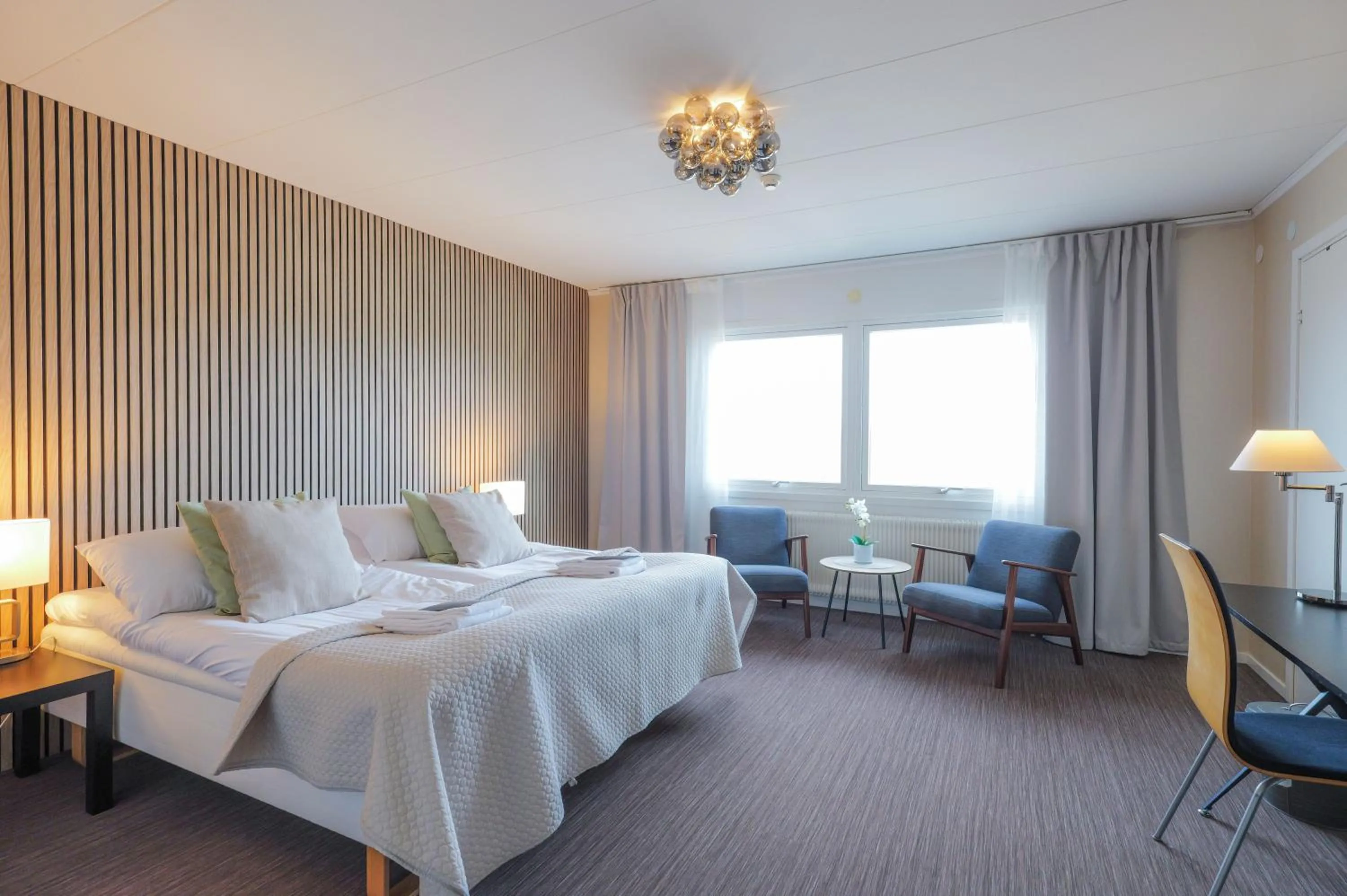 Photo of the whole room, Bed in Hotell Veckefjärden