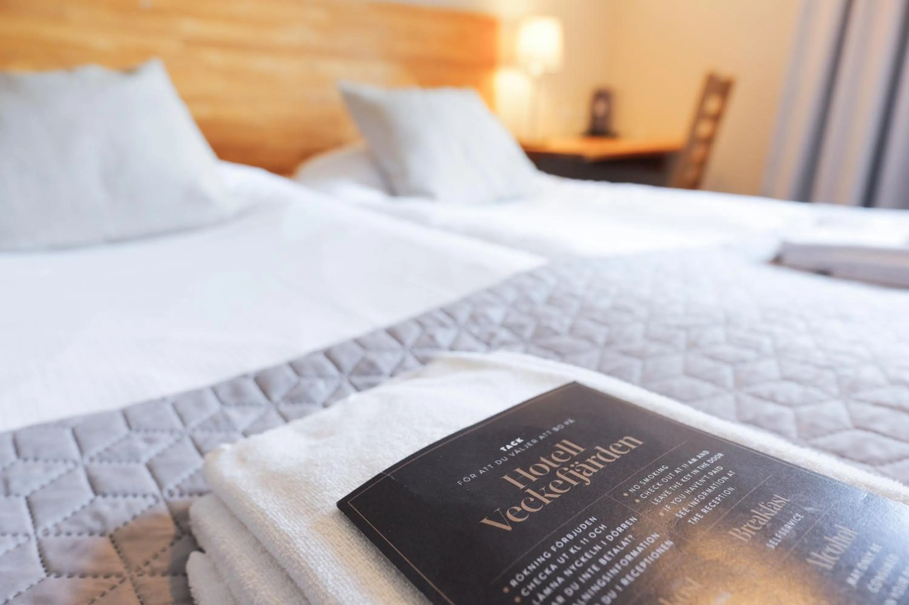 Bed in Hotell Veckefjärden