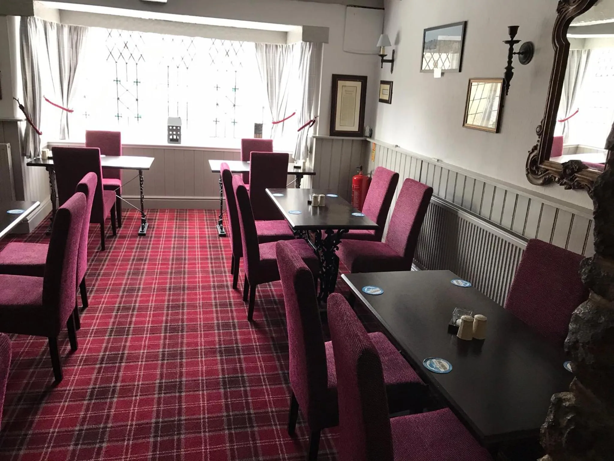 Dining area in The Miners Arms