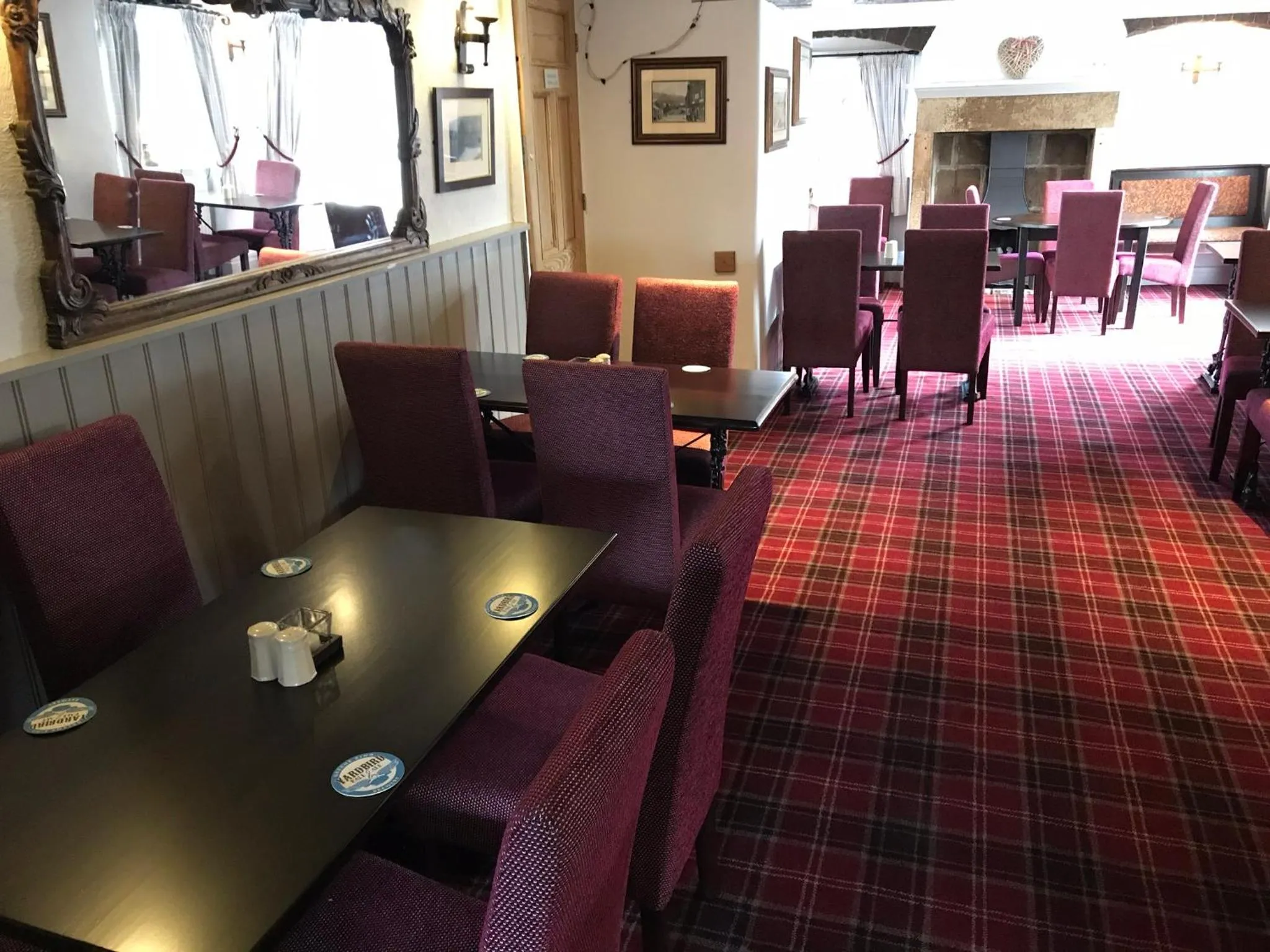 Dining area in The Miners Arms