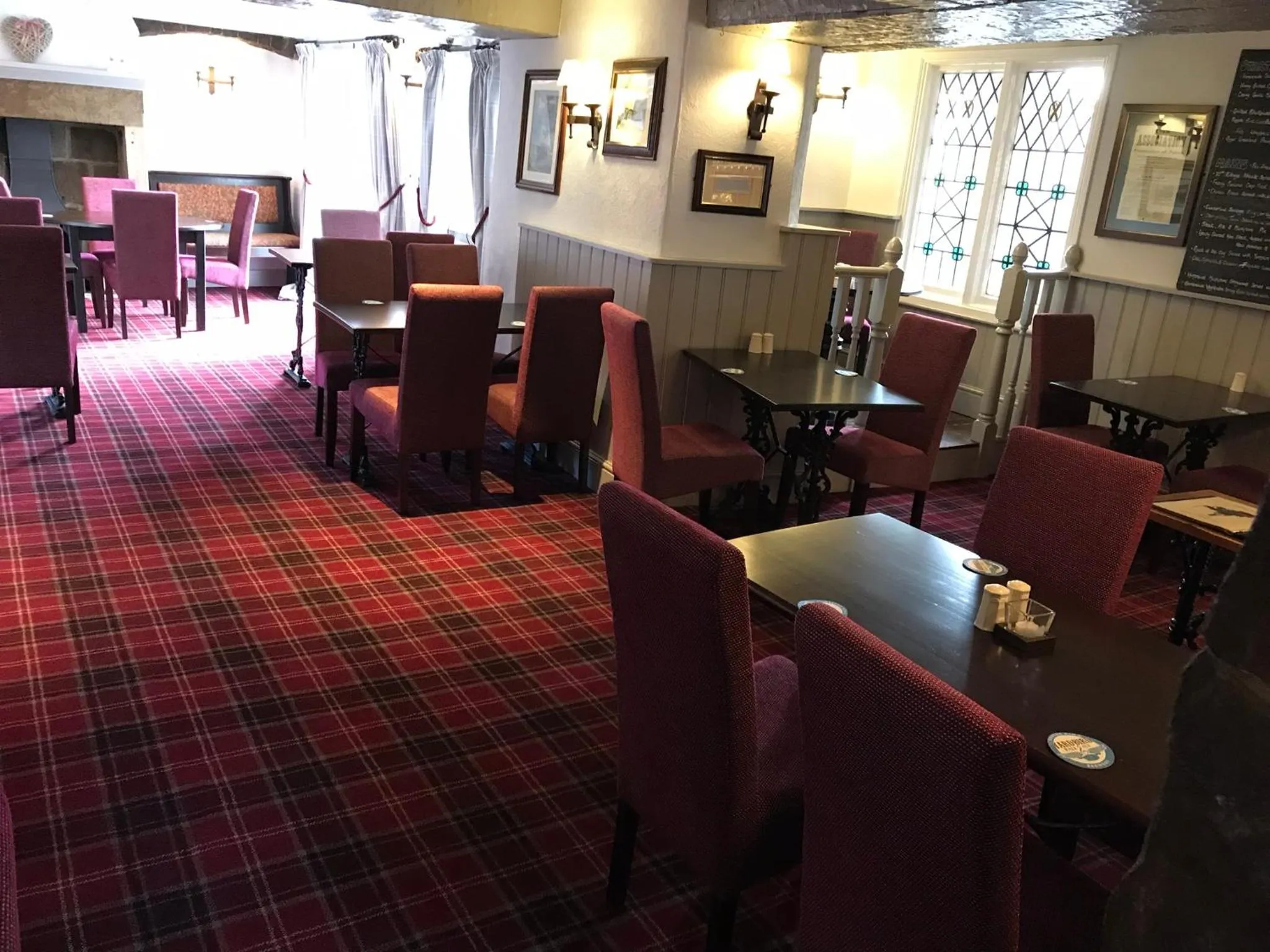 Dining area in The Miners Arms