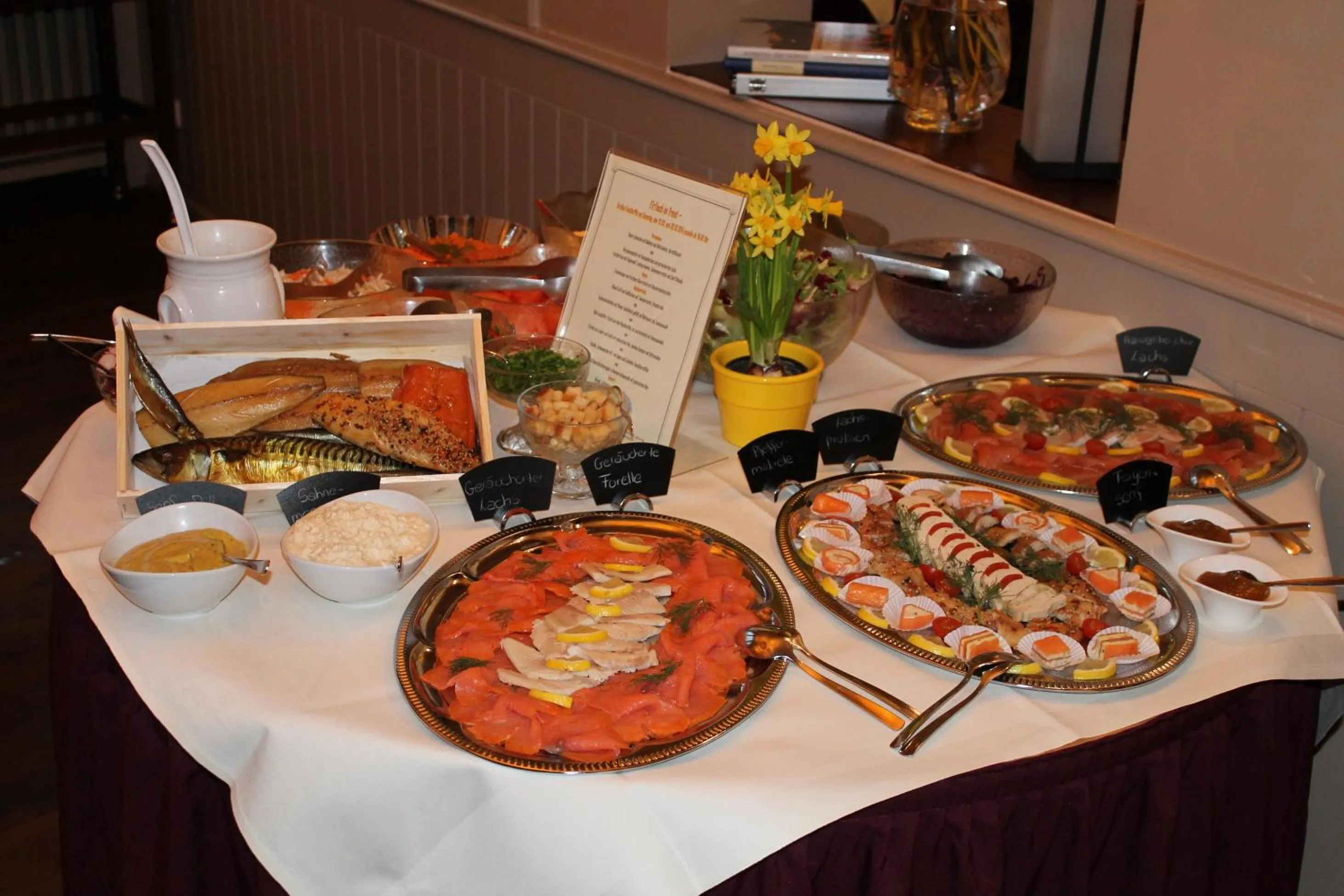 Food close-up in Stadt-gut-Hotel Gasthof Goldener Adler