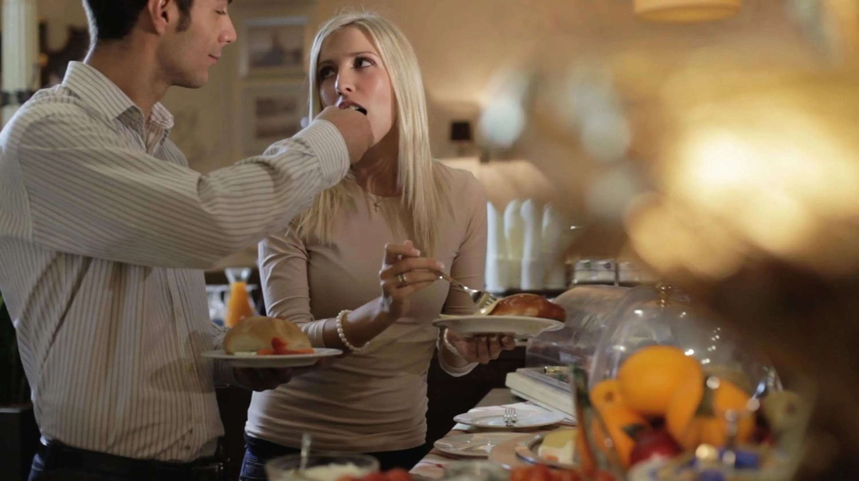 Buffet breakfast in Stadt-gut-Hotel Gasthof Goldener Adler