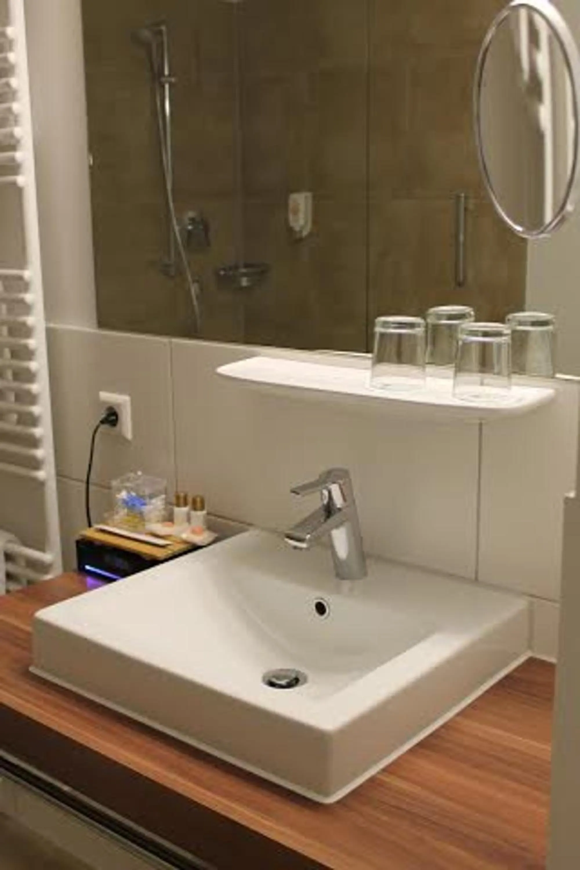 Bathroom in Stadt-gut-Hotel Gasthof Goldener Adler