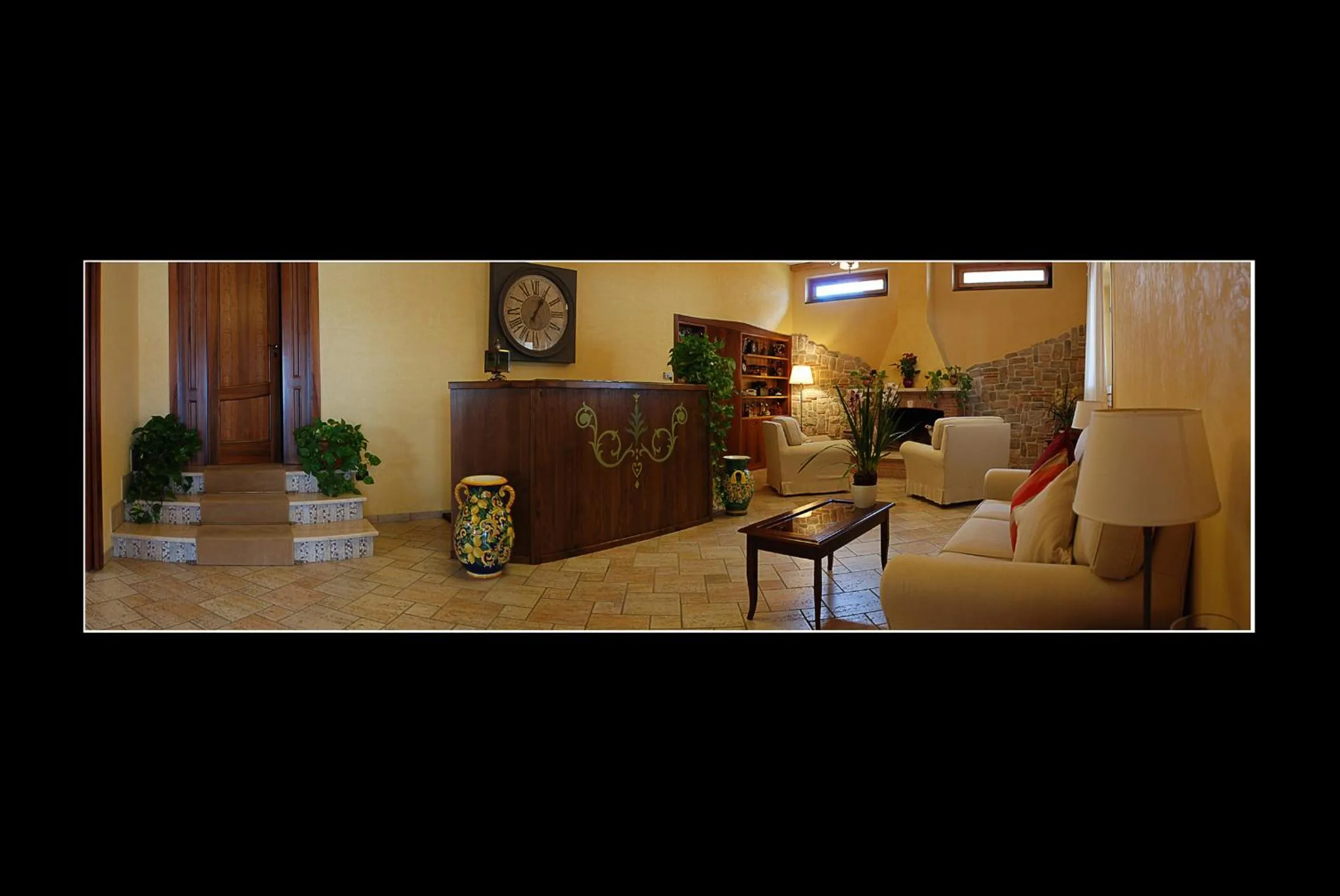 Lobby or reception in Villa Rosita