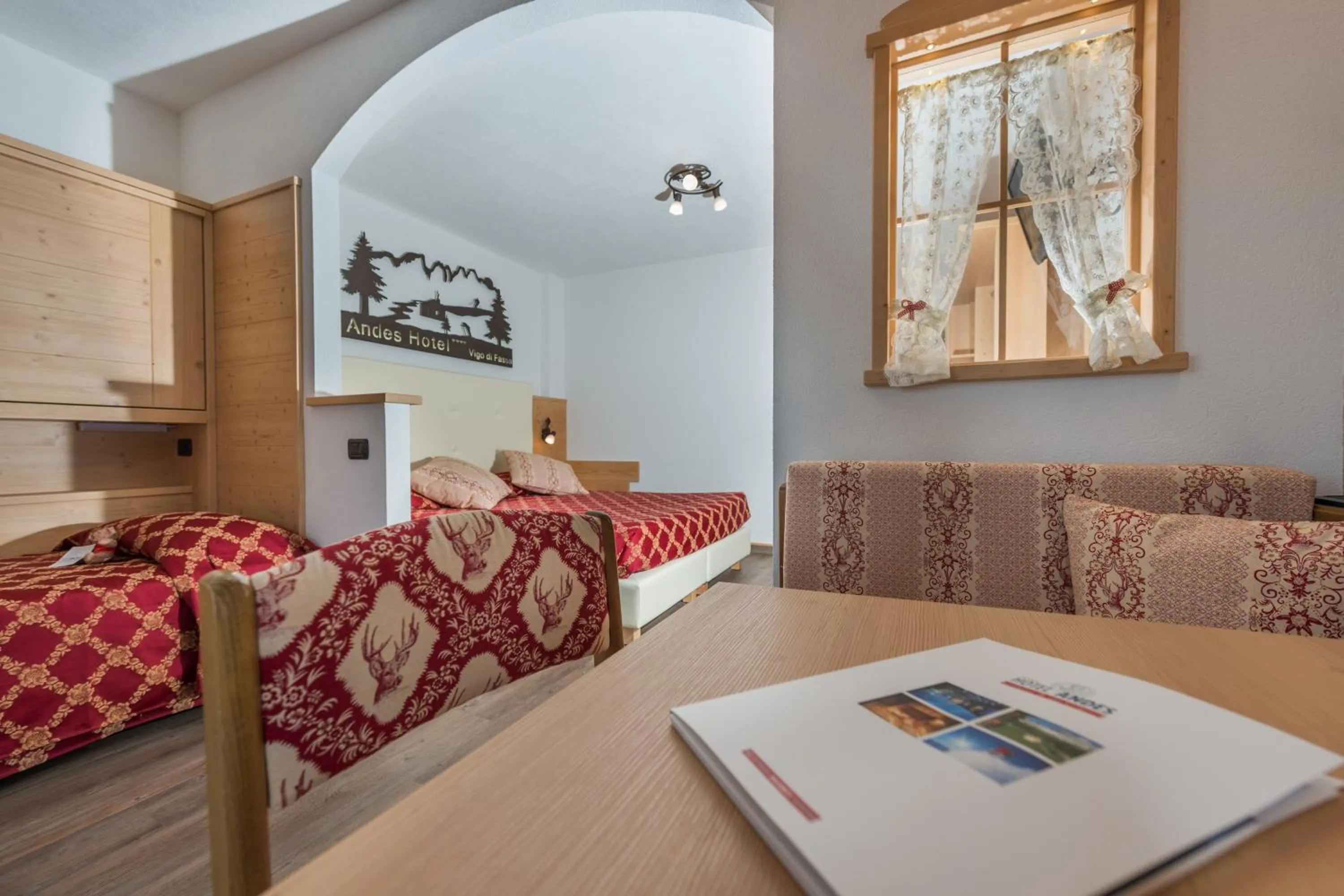 Living room, Bed in Family Hotel Andes - Only for Family