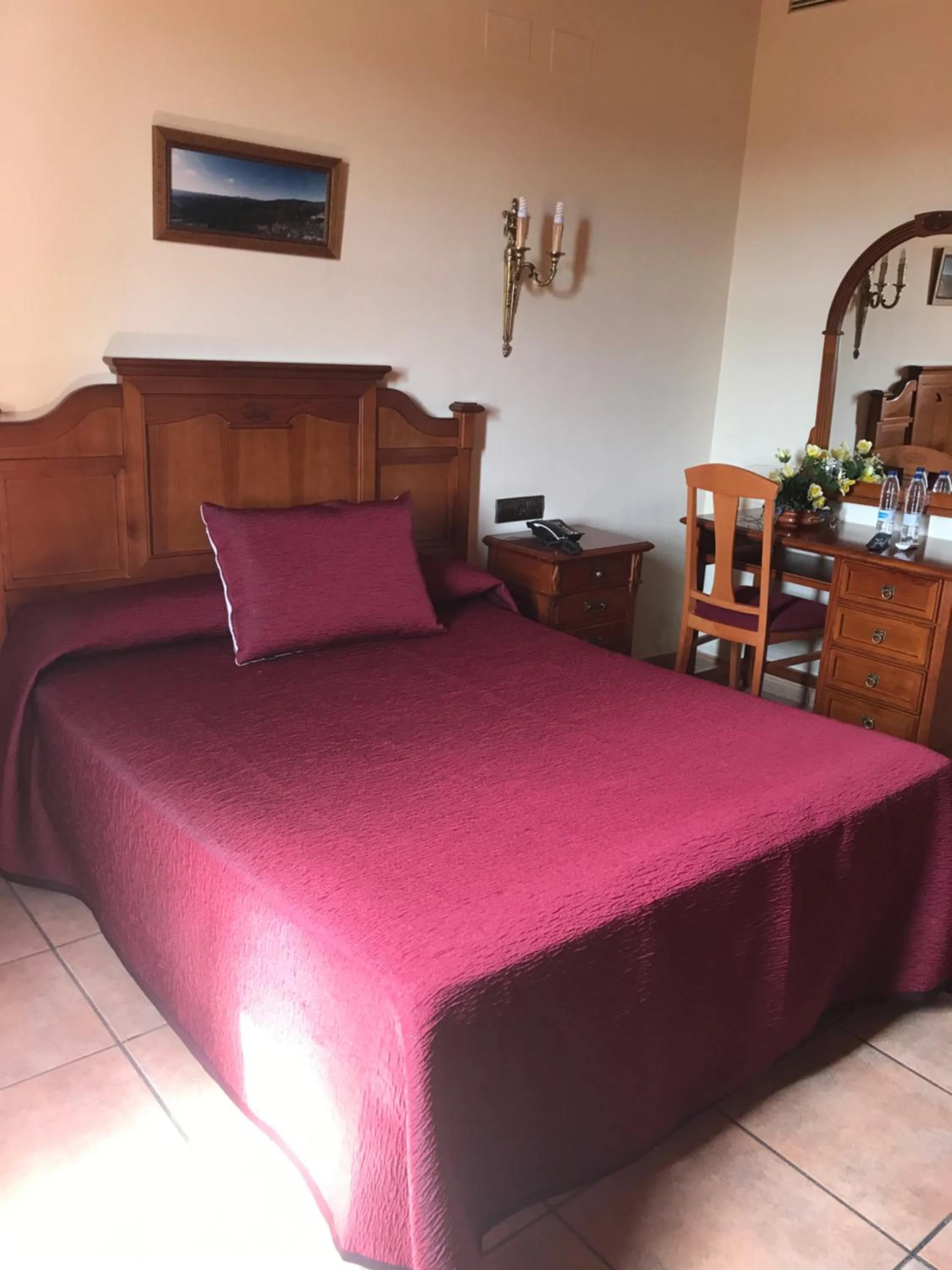 Bed in Hotel Alfonso VIII