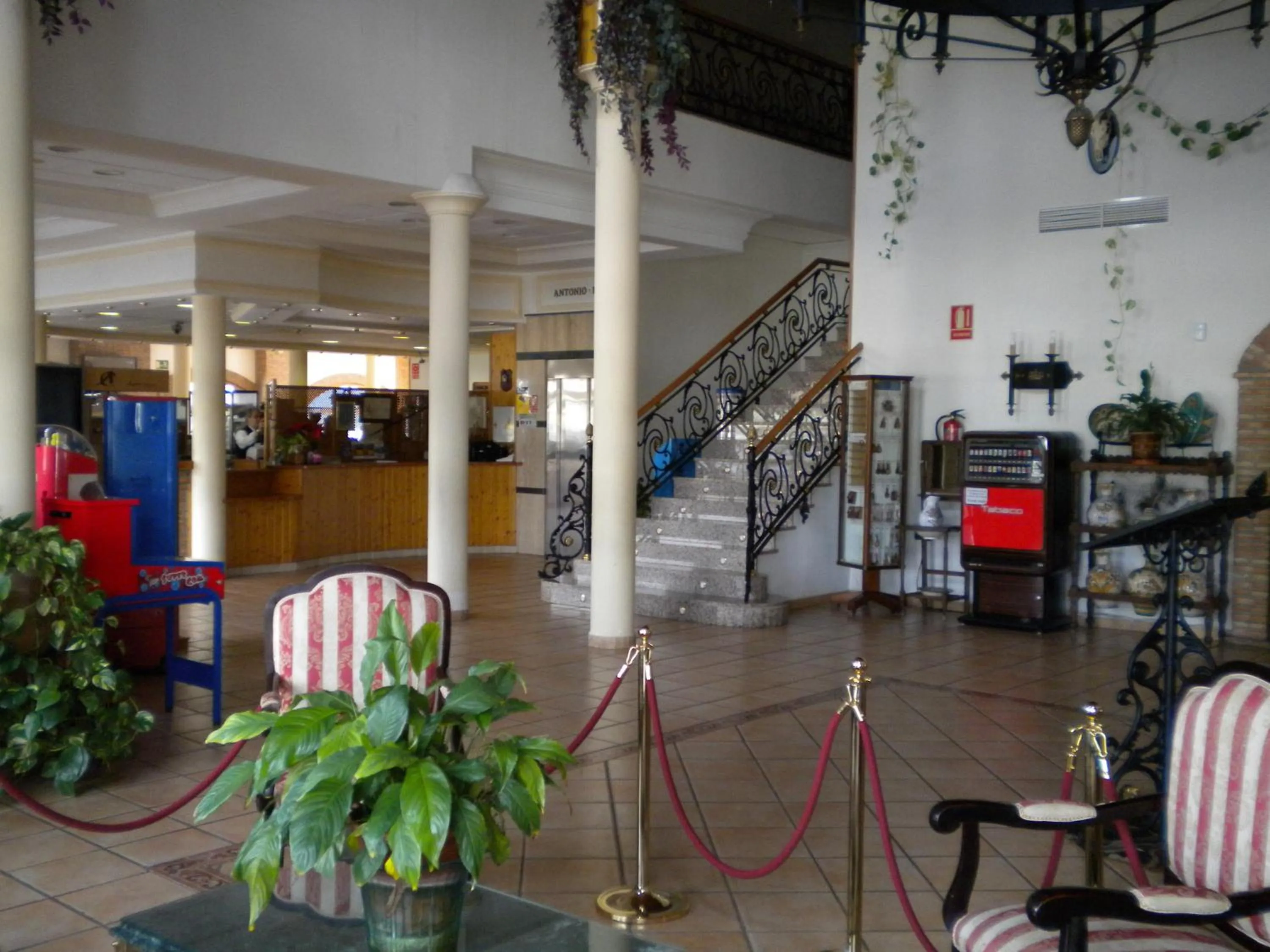 Lobby or reception in Hotel Alfonso VIII