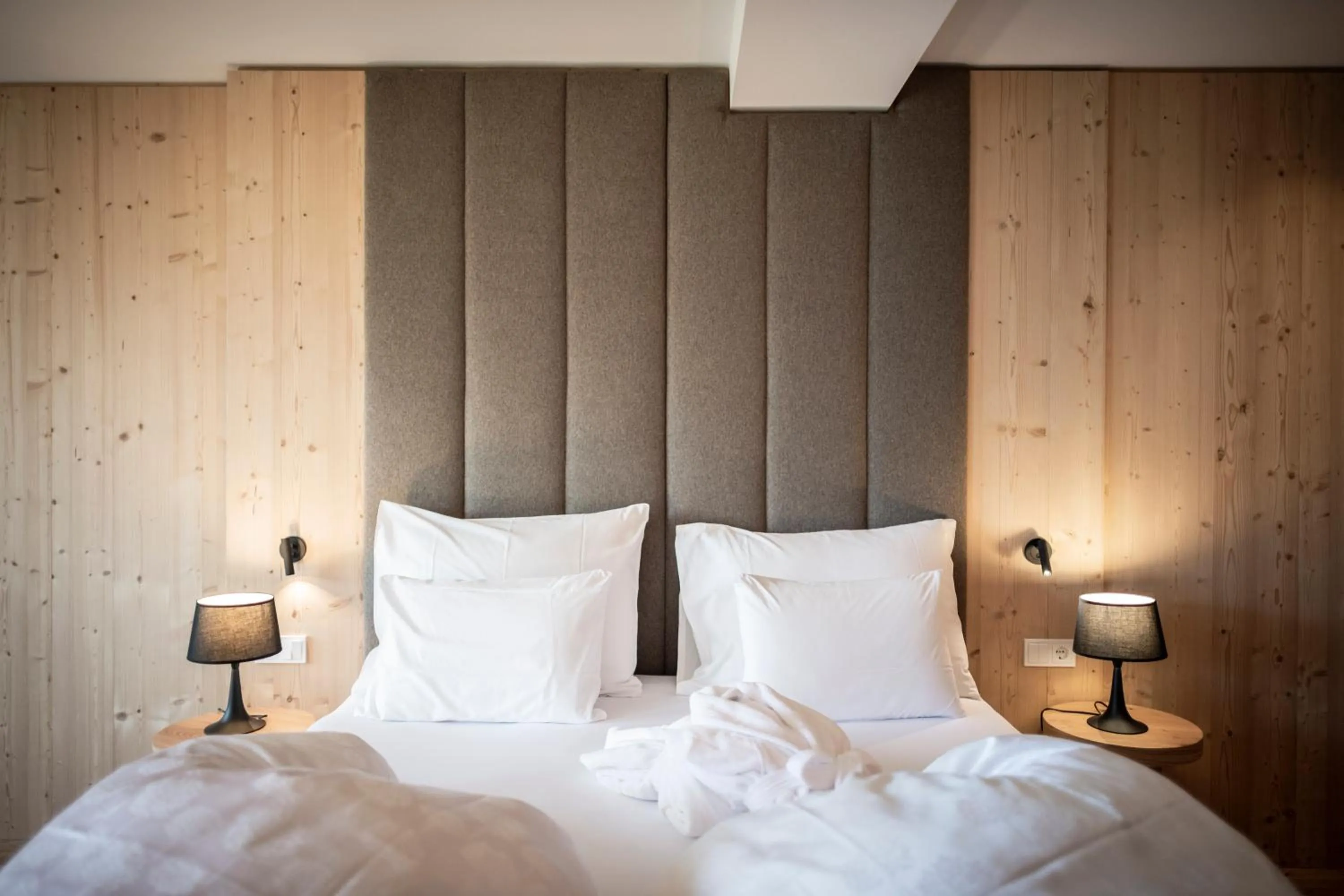 Bed in Hotel Simpaty