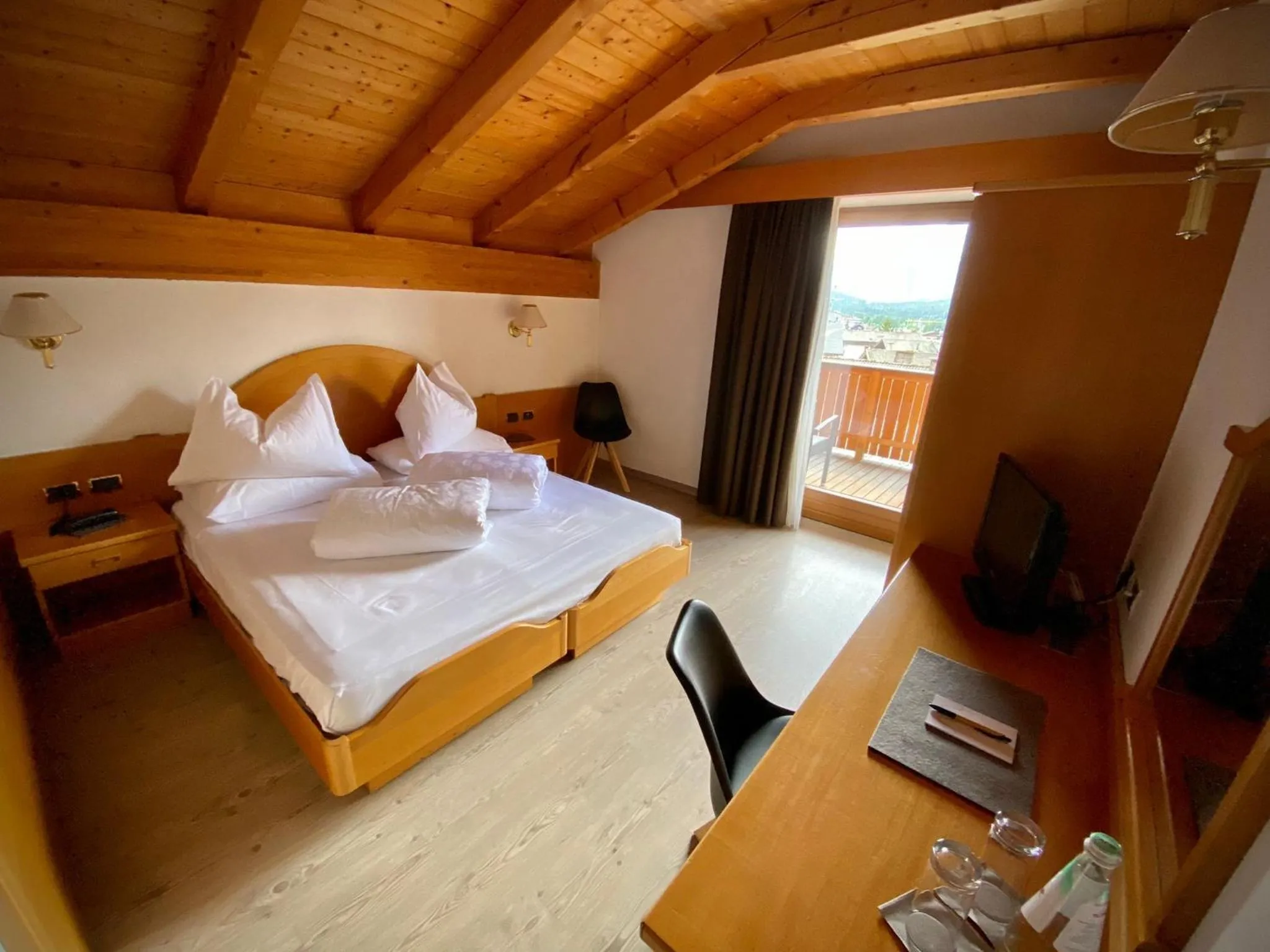 Bed in Hotel Simpaty