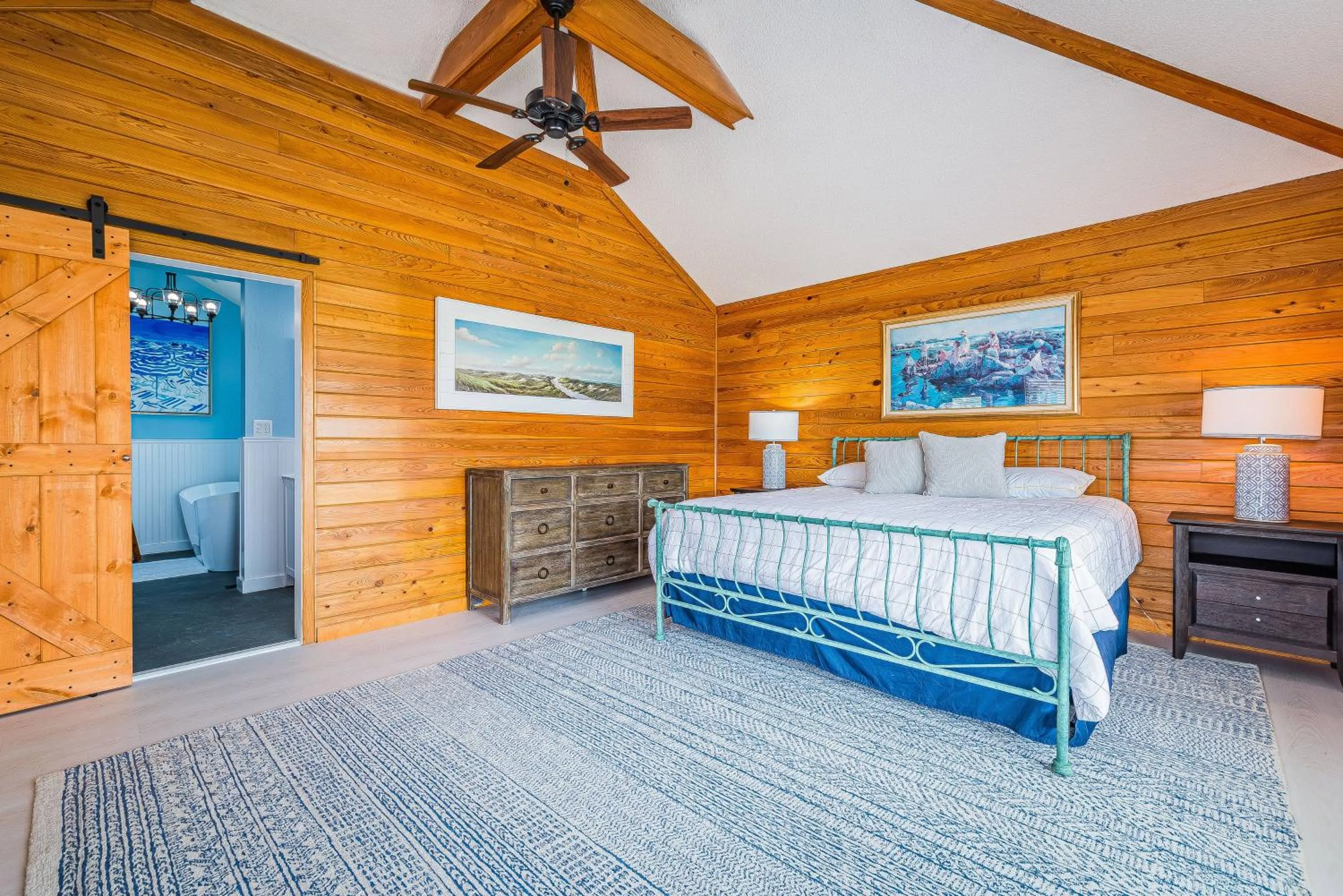 Bed in Just For Fun - Duck, Schooner Ridge, Pool Open 4/15, Pool Heat Option, Hot Tub, Close to Downtown