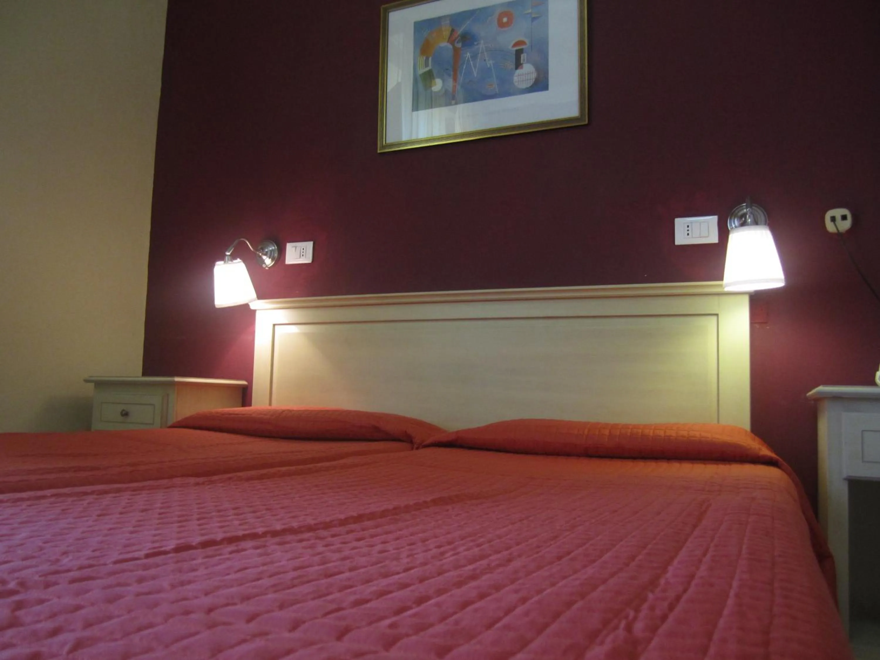 Bed in Hotel Genzianella