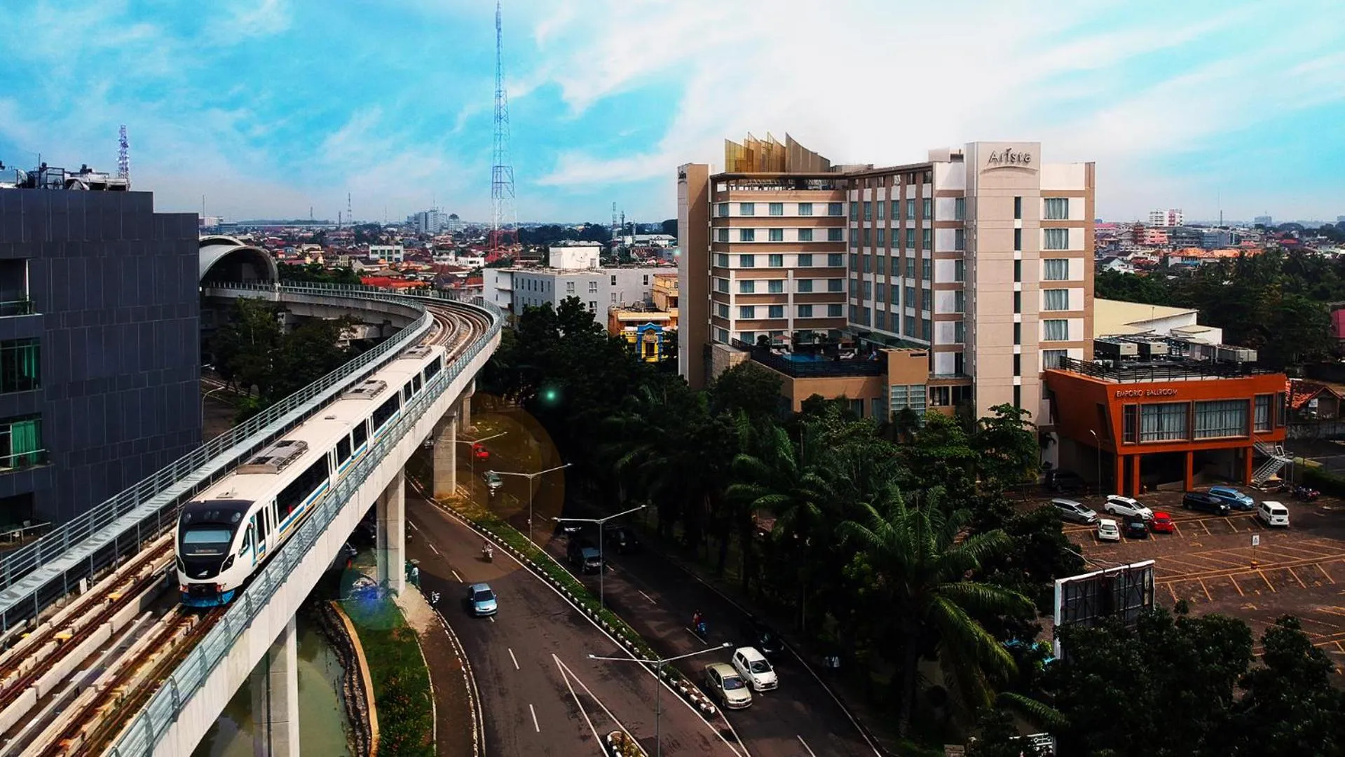Property building in The Arista Hotel Palembang
