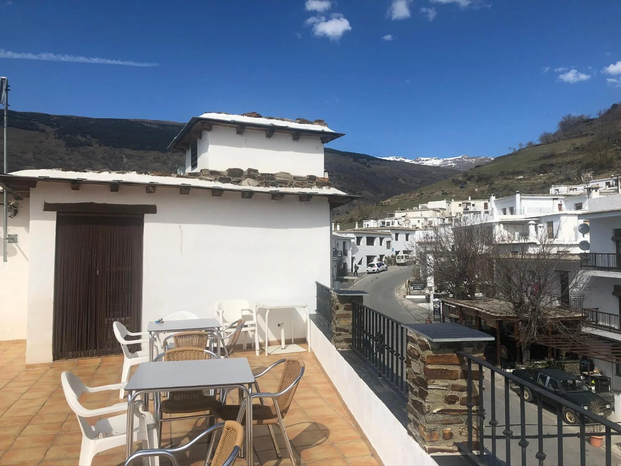 Balcony/Terrace in Hotel Rural Poqueira II