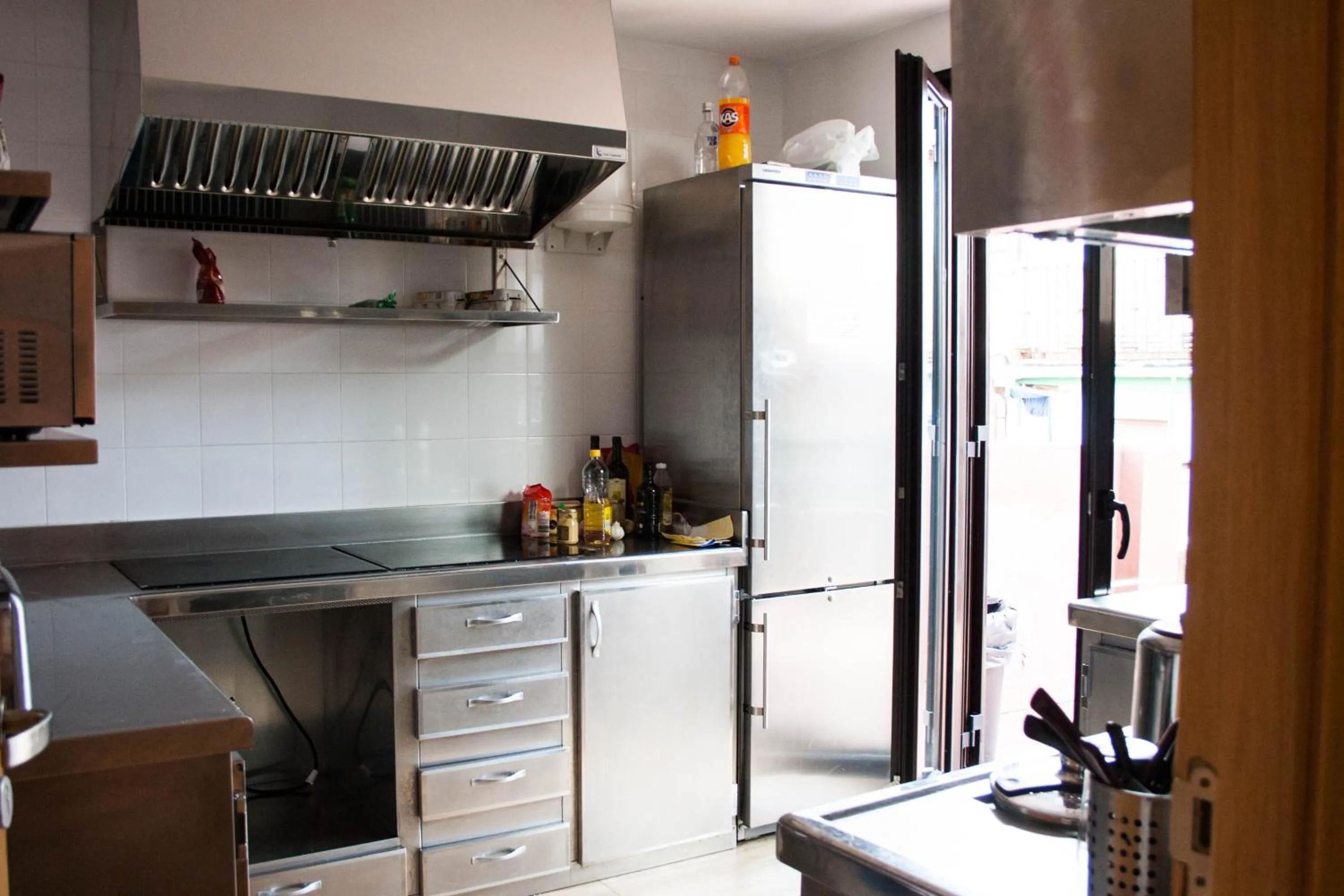 Kitchen or kitchenette in Pensión San Fermín