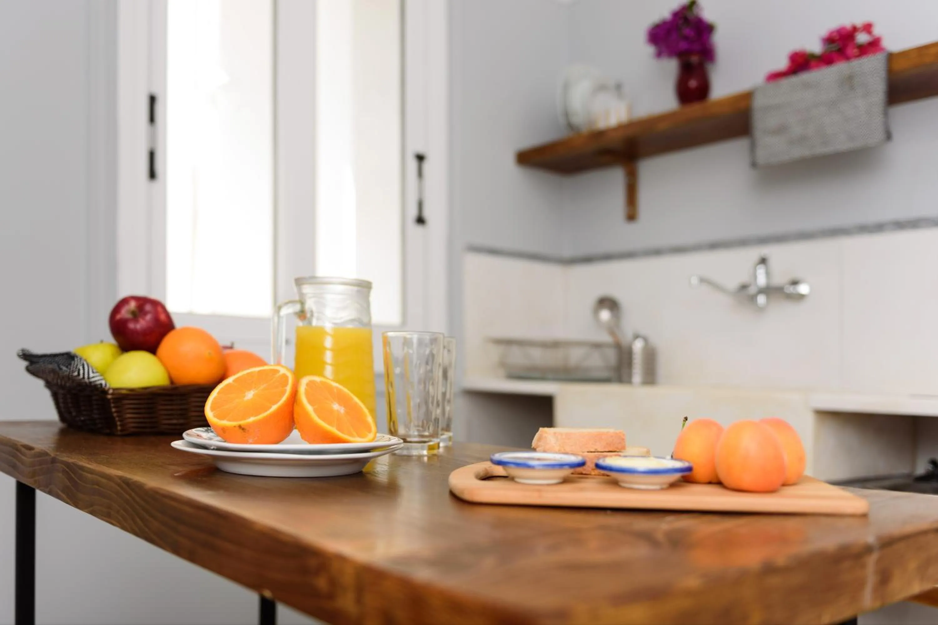 Kitchen or kitchenette in Kalamata Art Rooms