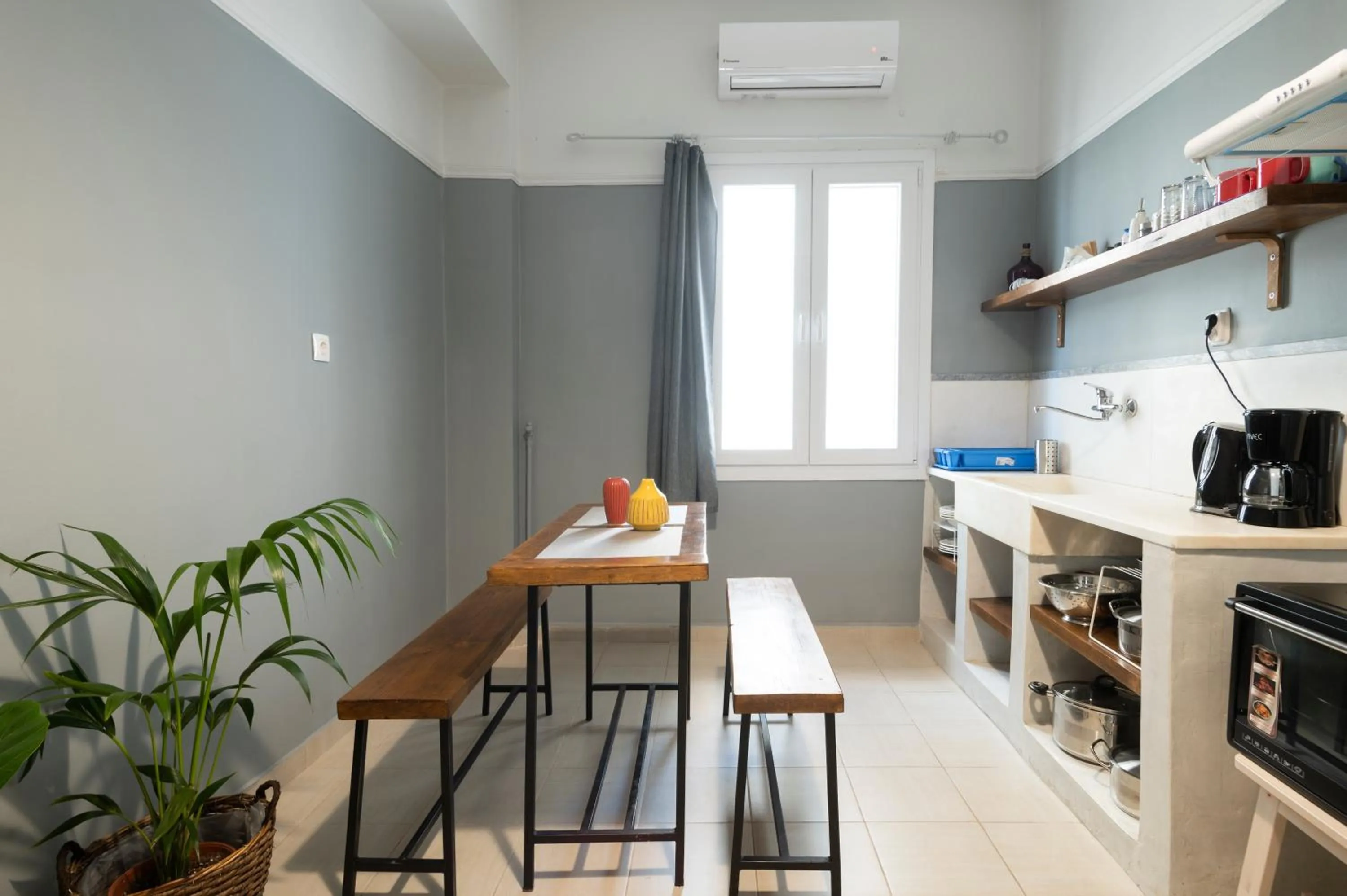 Kitchen or kitchenette in Kalamata Art Rooms