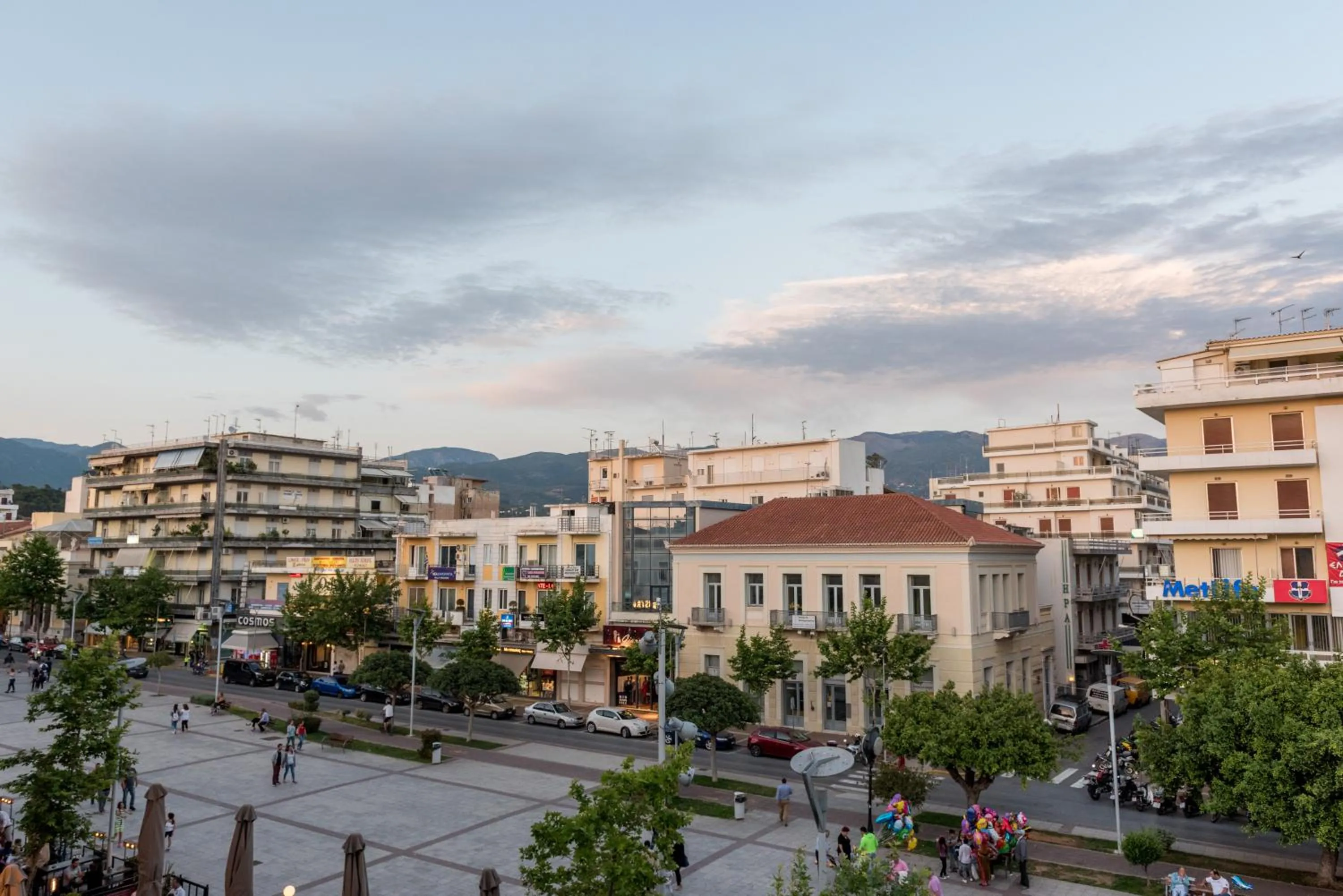 City view in Kalamata Art Rooms