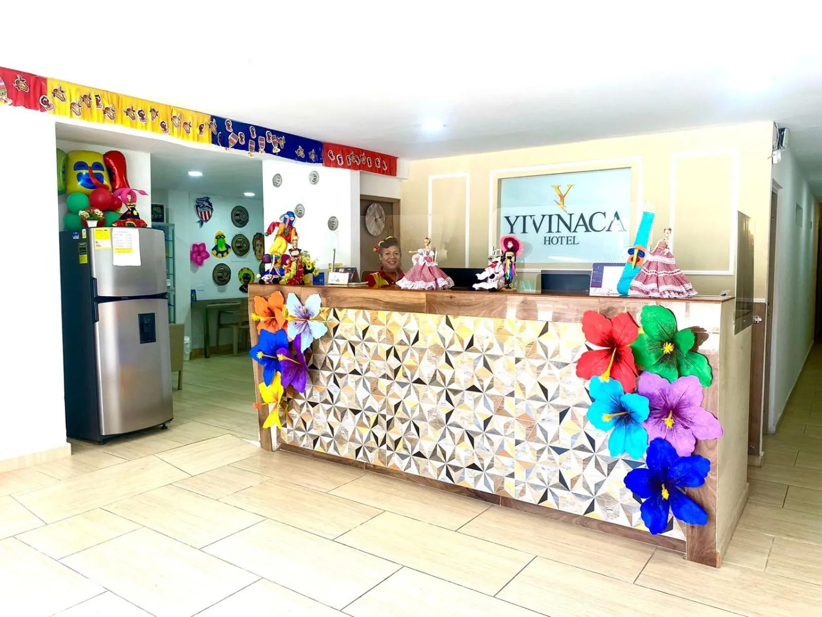 Lobby or reception in Hotel Yivinaca