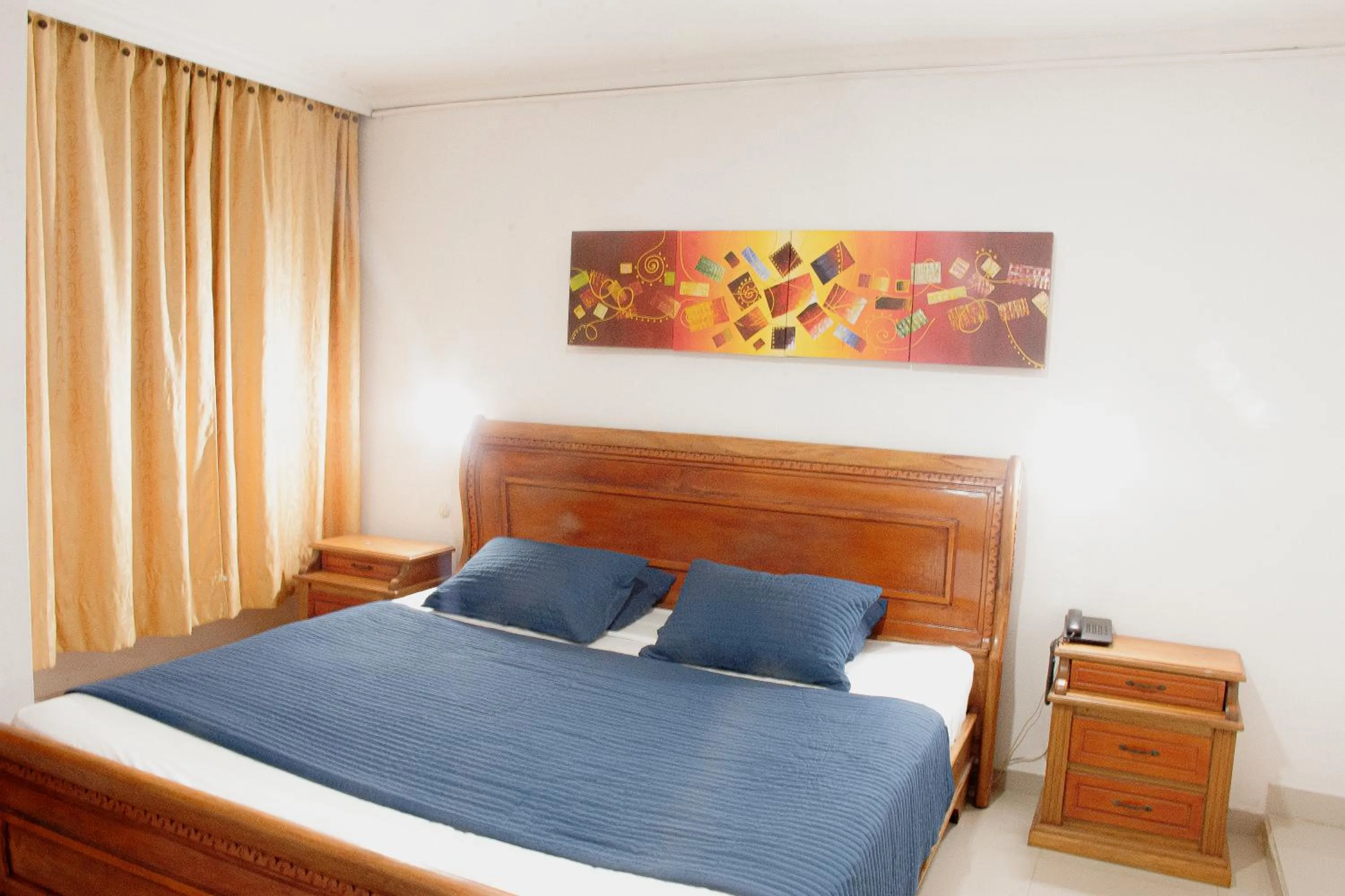 Bed in Hotel Yivinaca