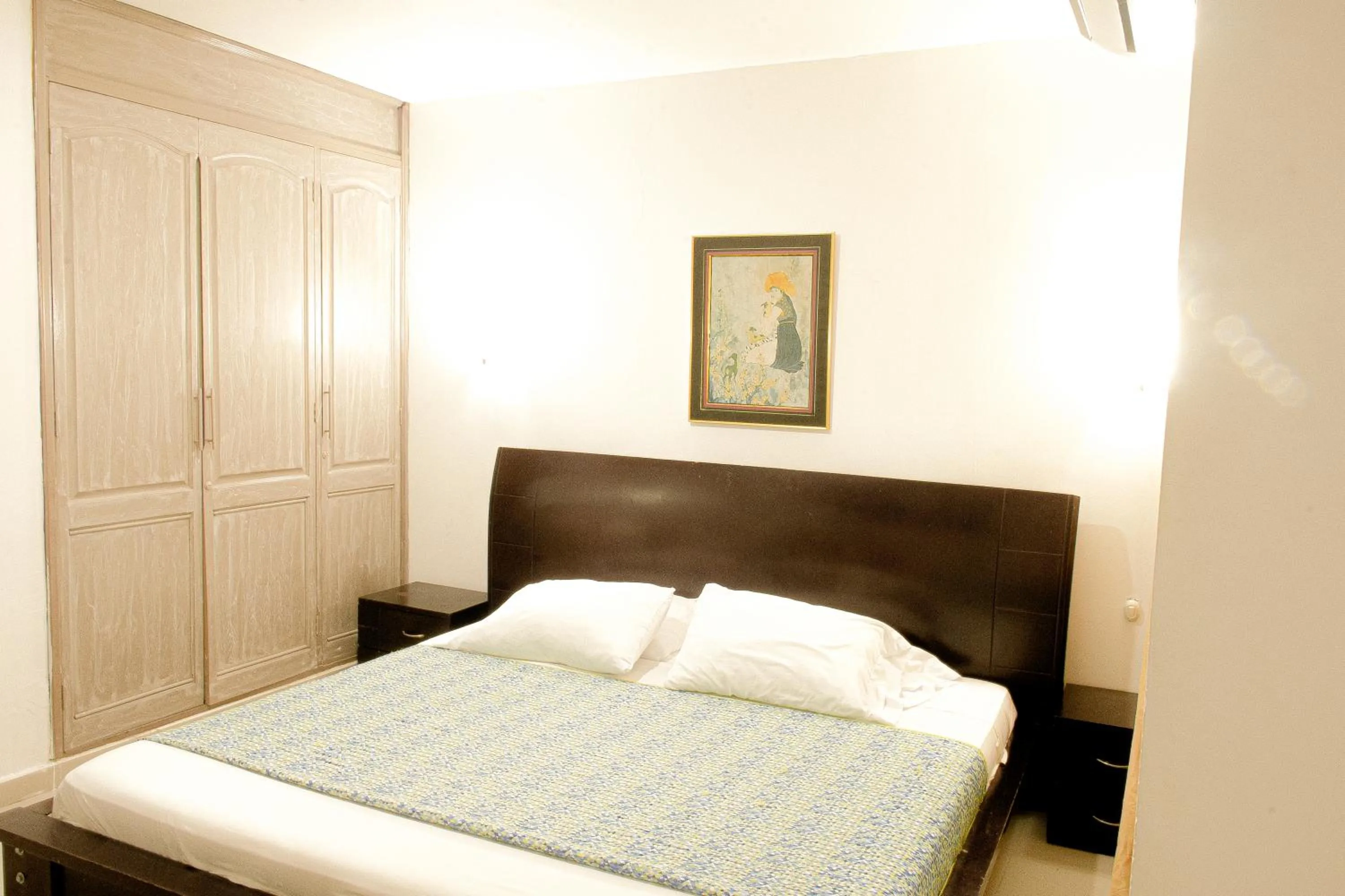 Bed in Hotel Yivinaca