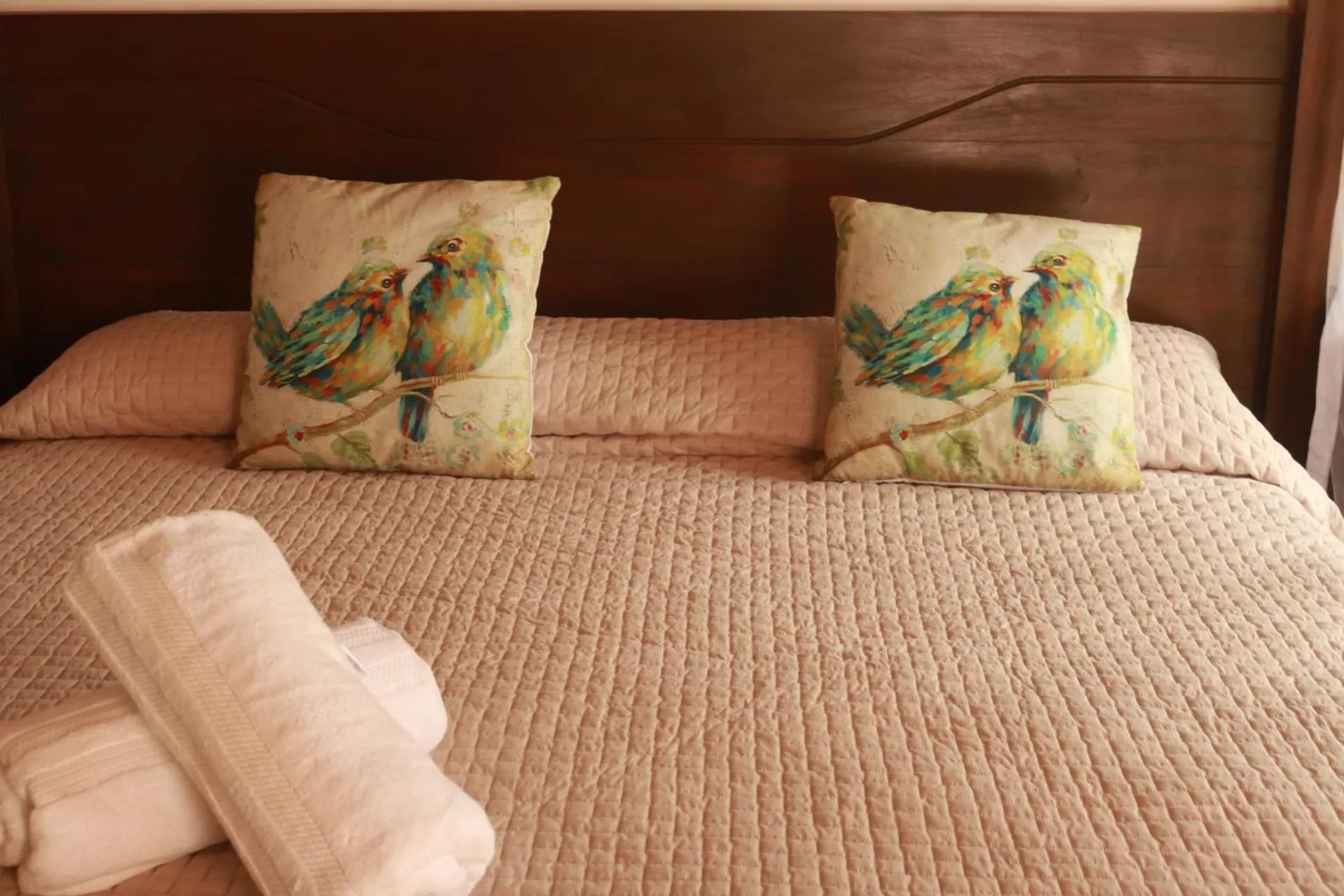 Bed in Hotel Sun Ha Bacalar