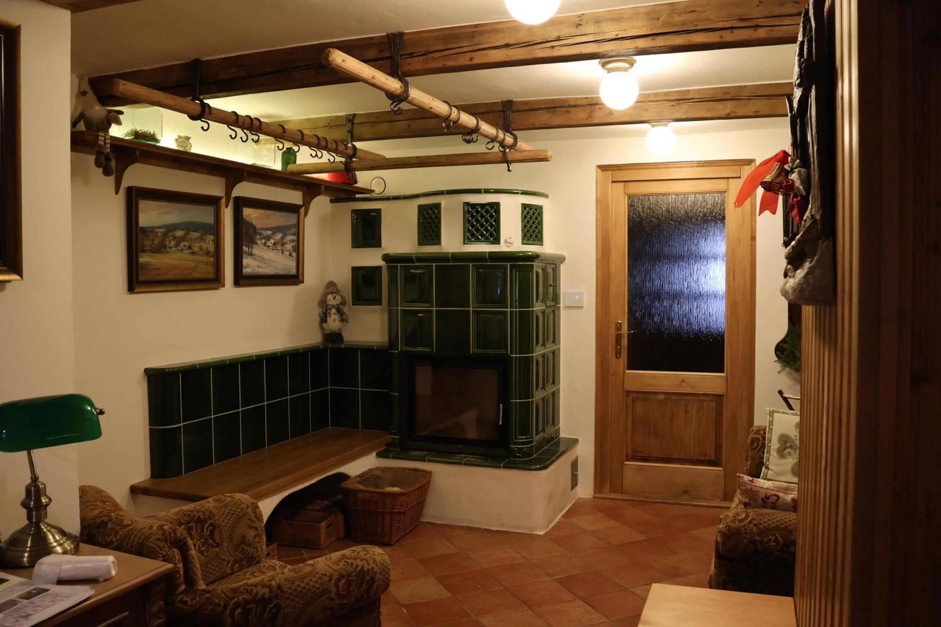 Seating area in Penzion Brnenka