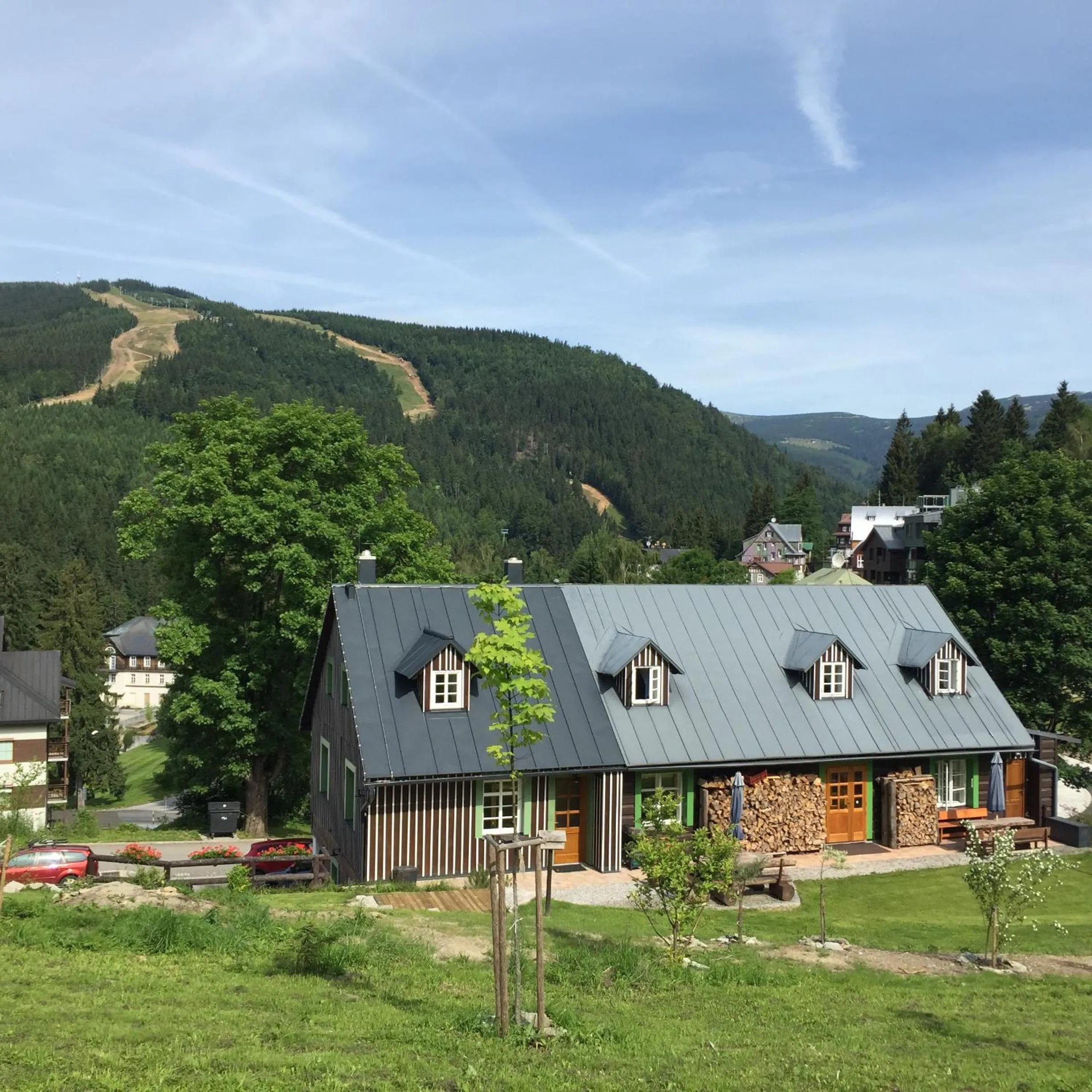 Garden in Penzion Brnenka