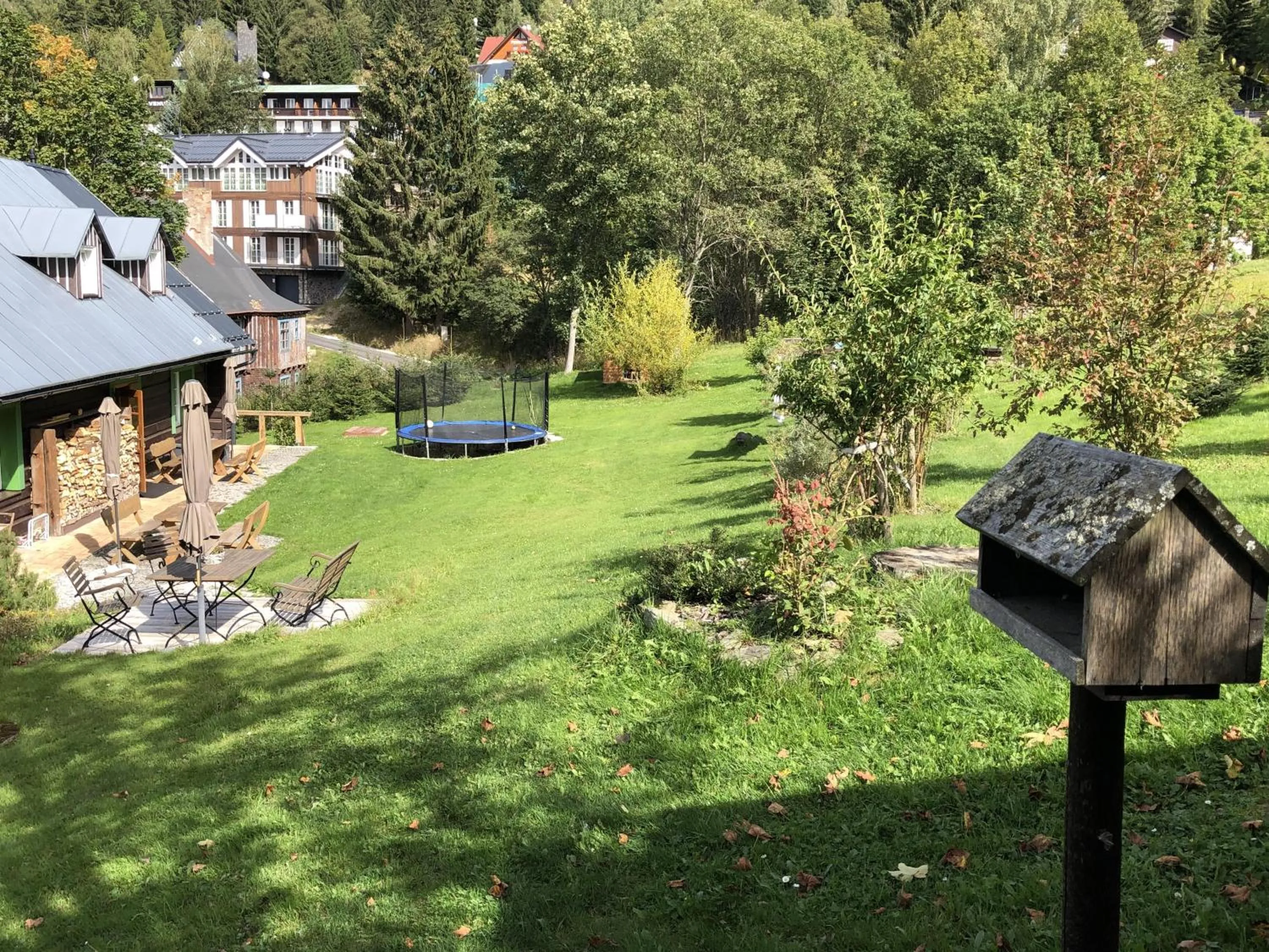 Garden in Penzion Brnenka