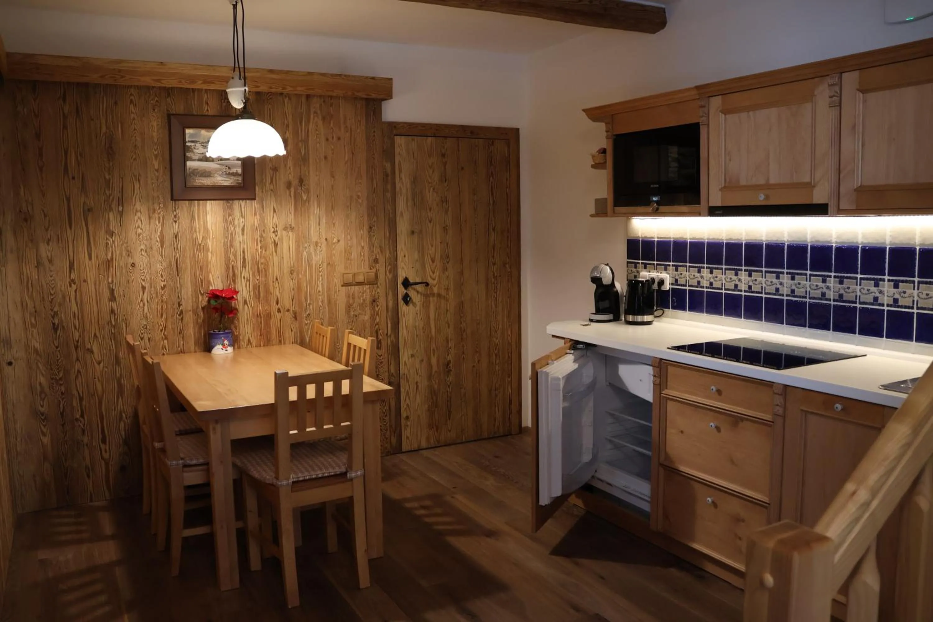 kitchen in Penzion Brnenka