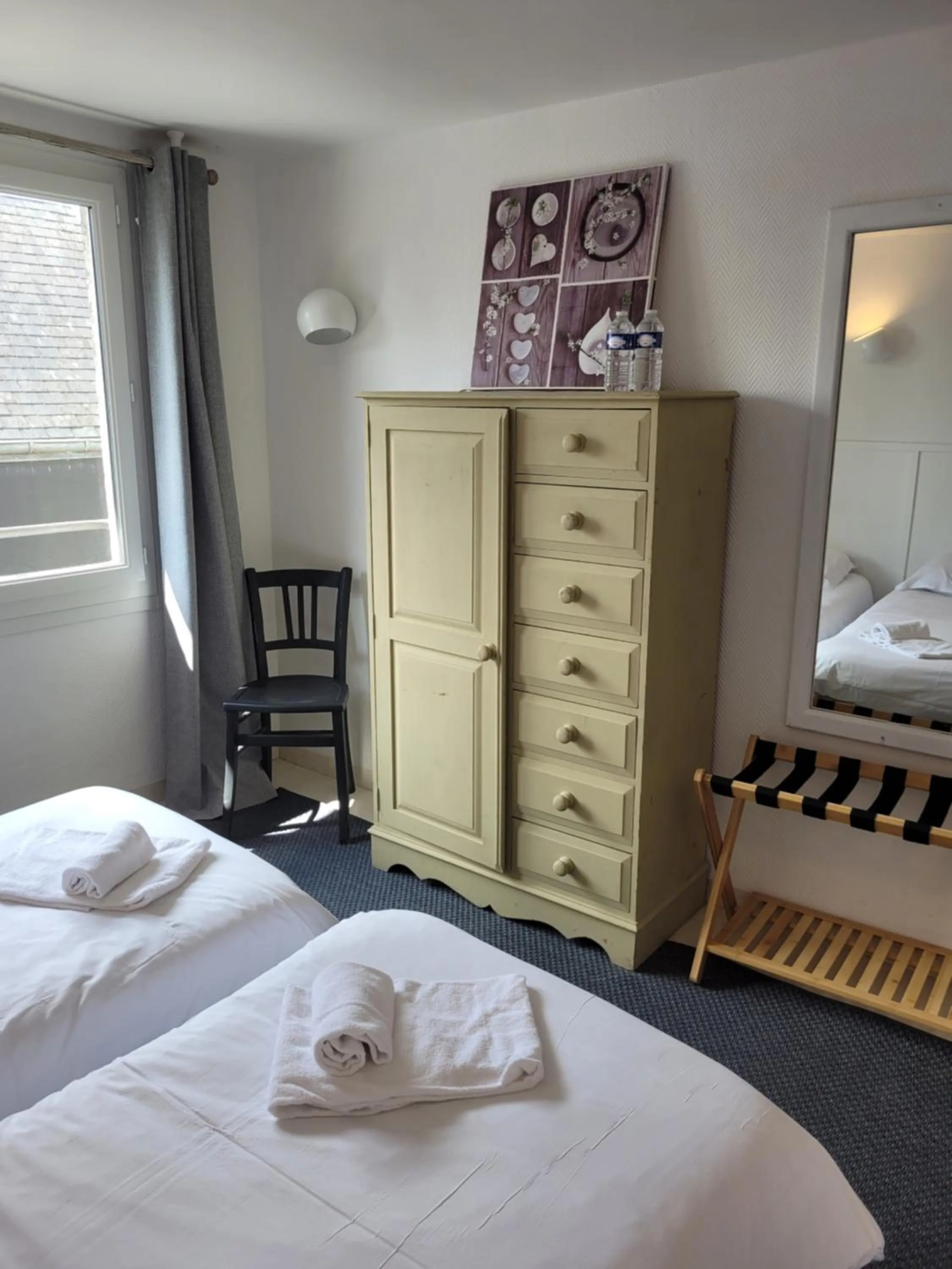 Bed in Hotel Duchesse Anne