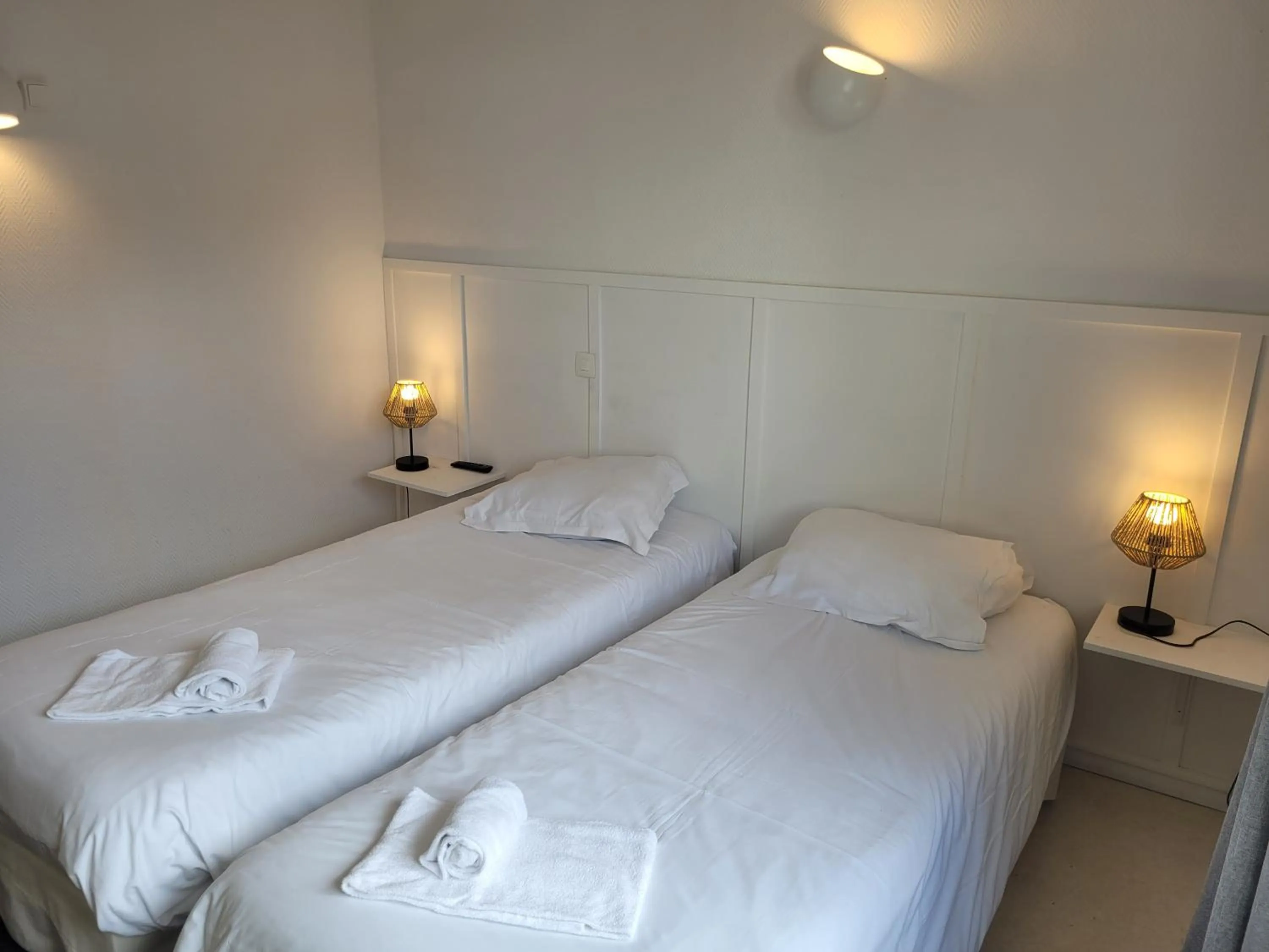 Bed in Hotel Duchesse Anne